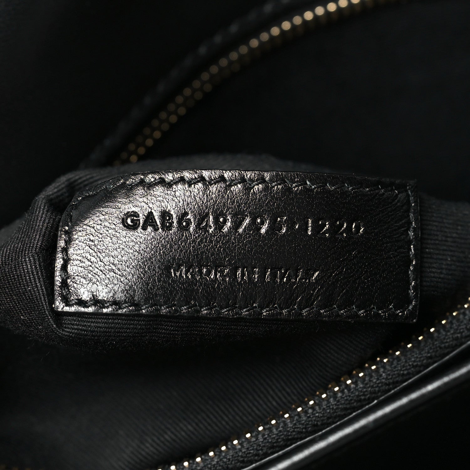 Saint Laurent Smooth Calfskin Le Maillon Satchel Black 7 of 11