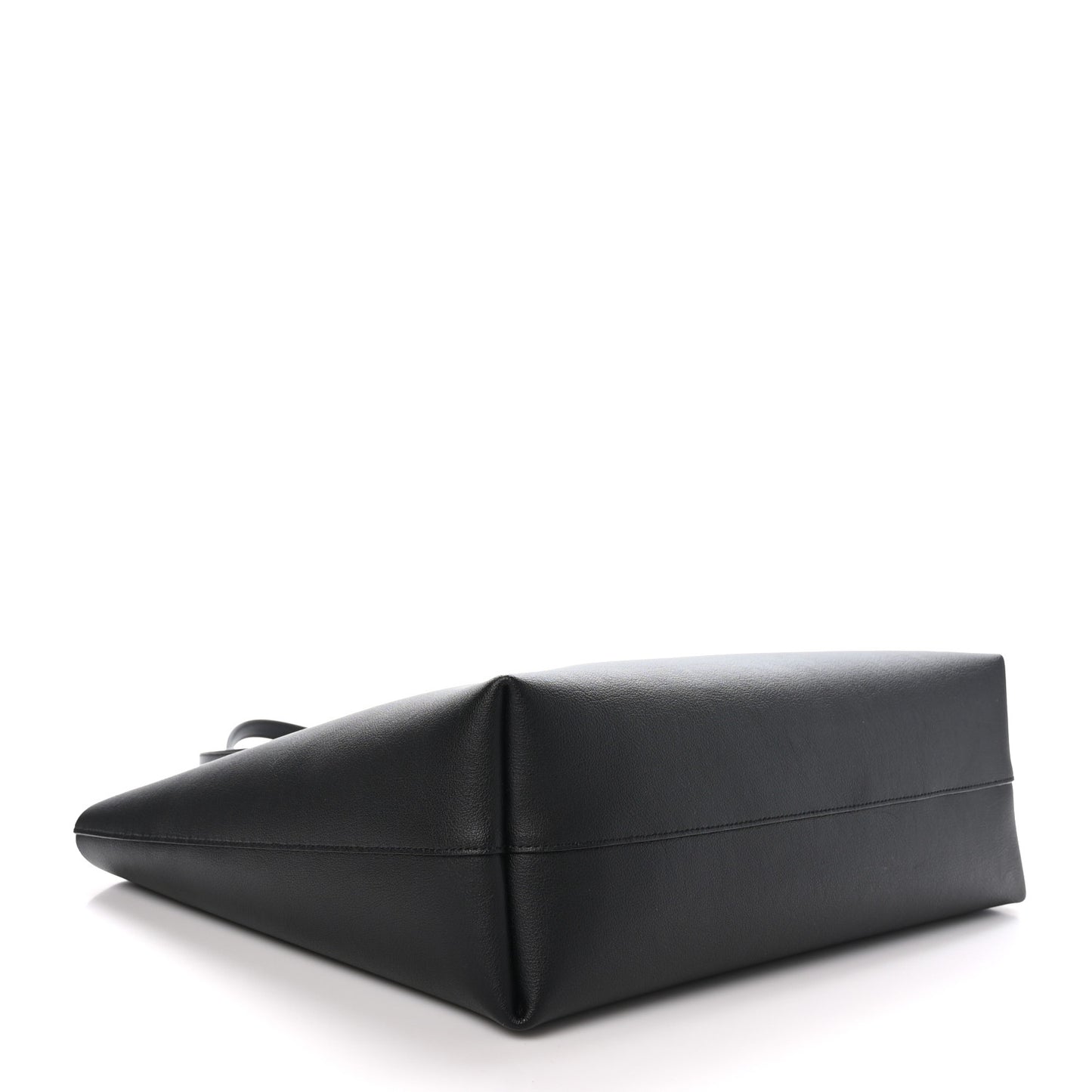 Calfskin Large Shopping Tote Black