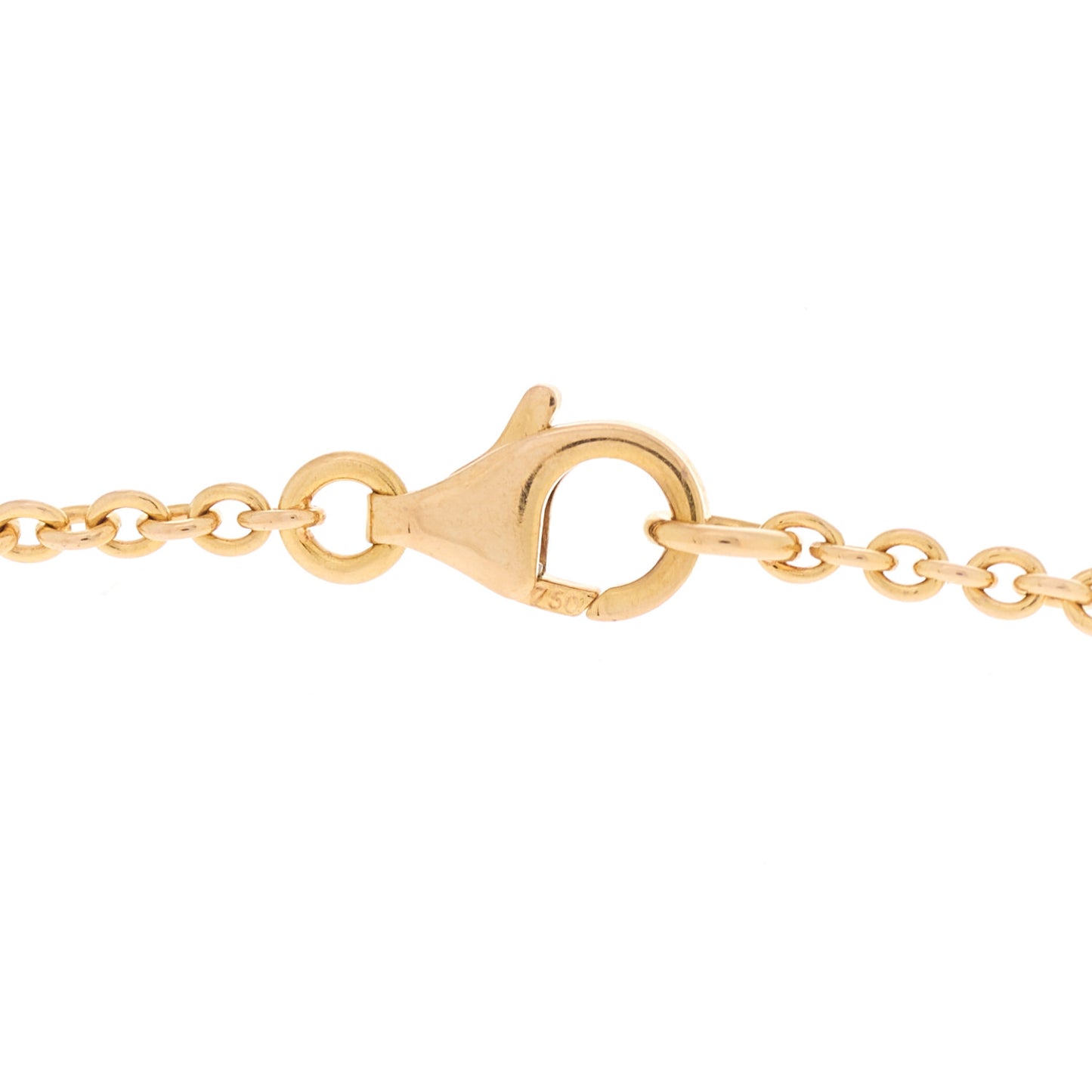 18K Pink Gold Interlocking LOVE Necklace