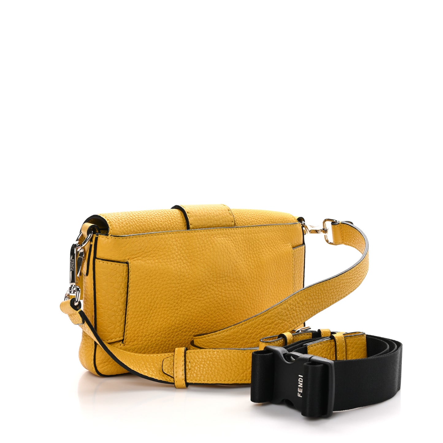 Cuoio Romano Selleria Belt Baguette Bag Giallo Fendi