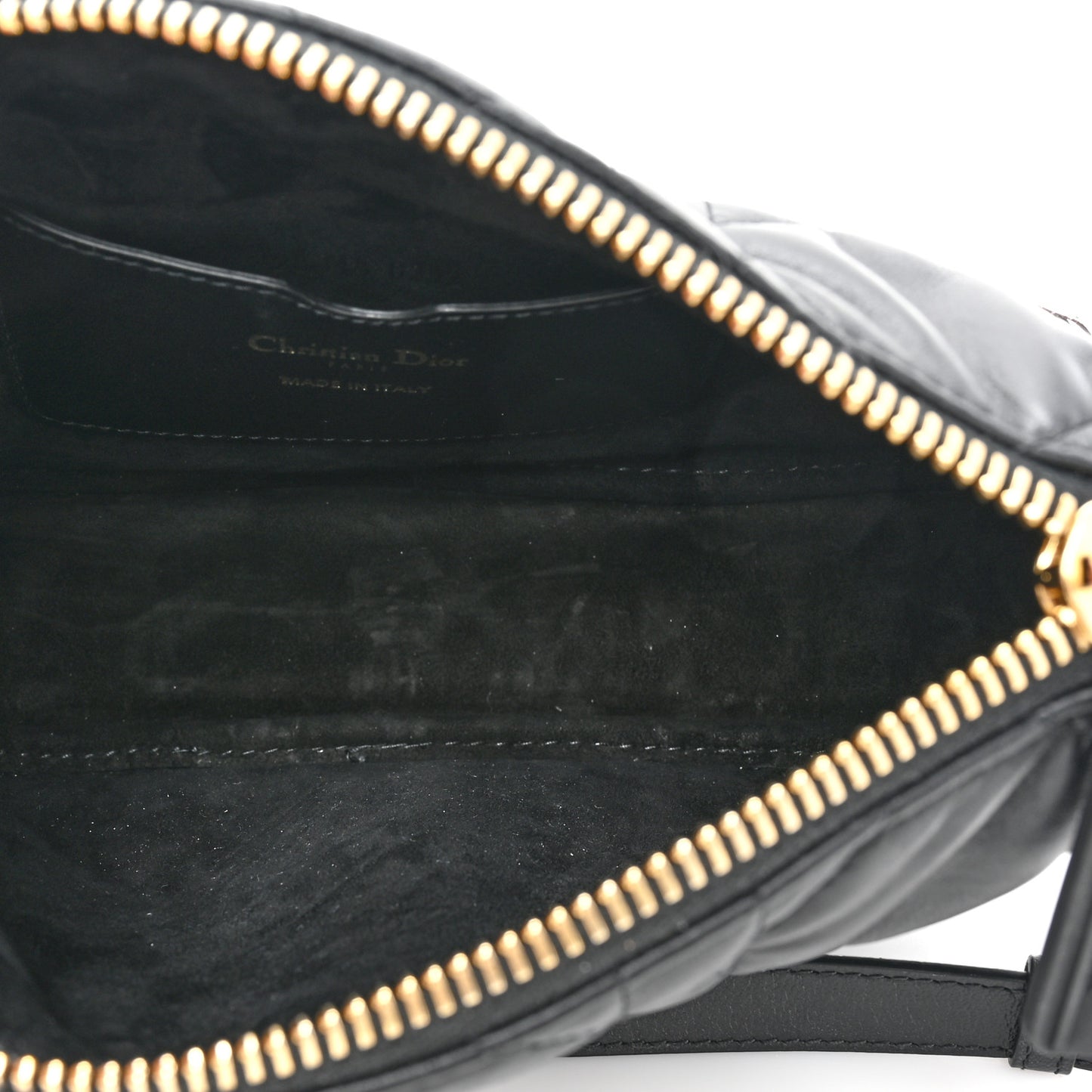 Lambskin Cannage Small Dior Vibe Hobo Bag Black