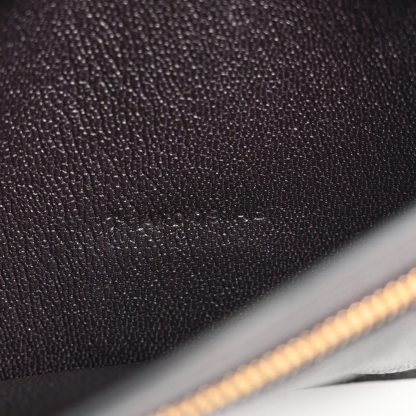 Shiny Alligator Bearn Gusset Wallet Aubergine