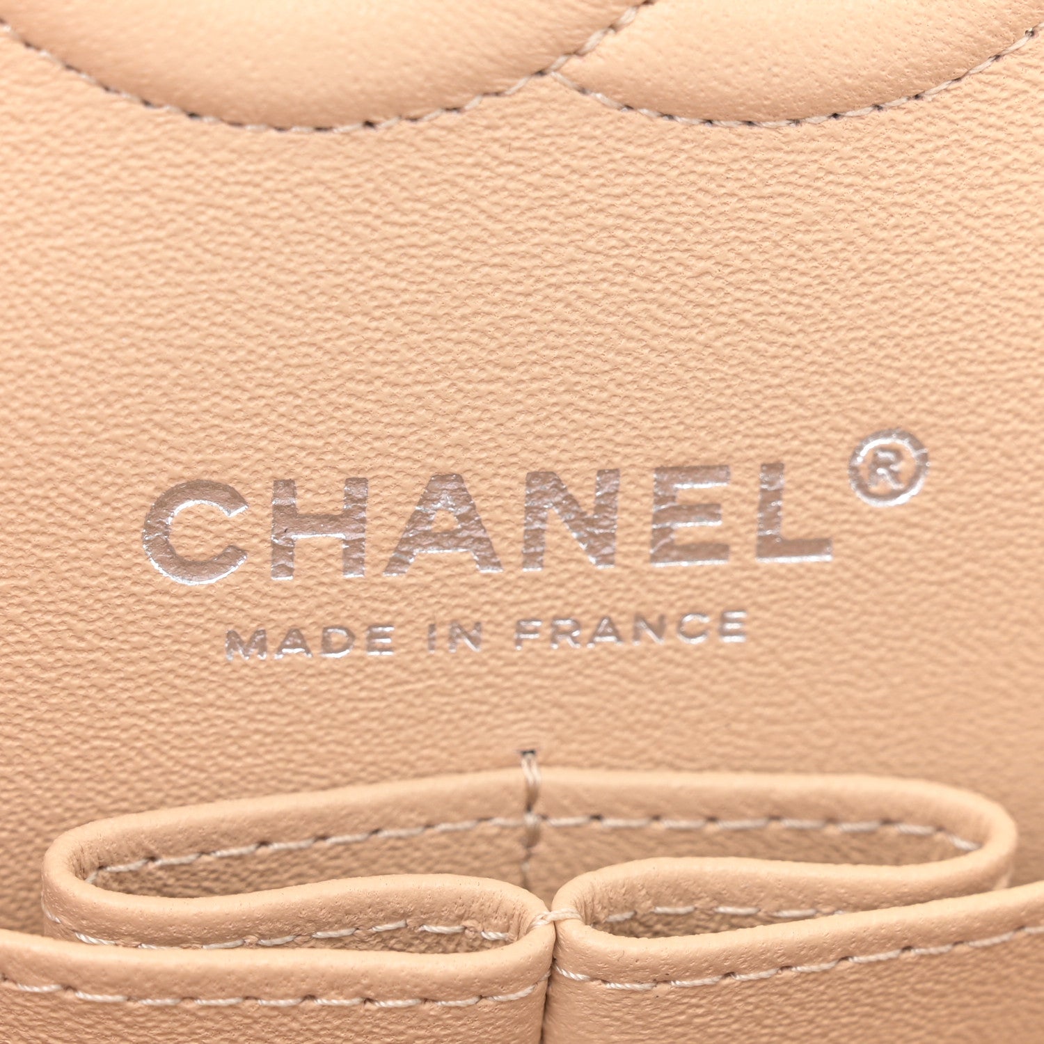 Chanel Caviar Quilted Small Double Flap Beige 6 of 10