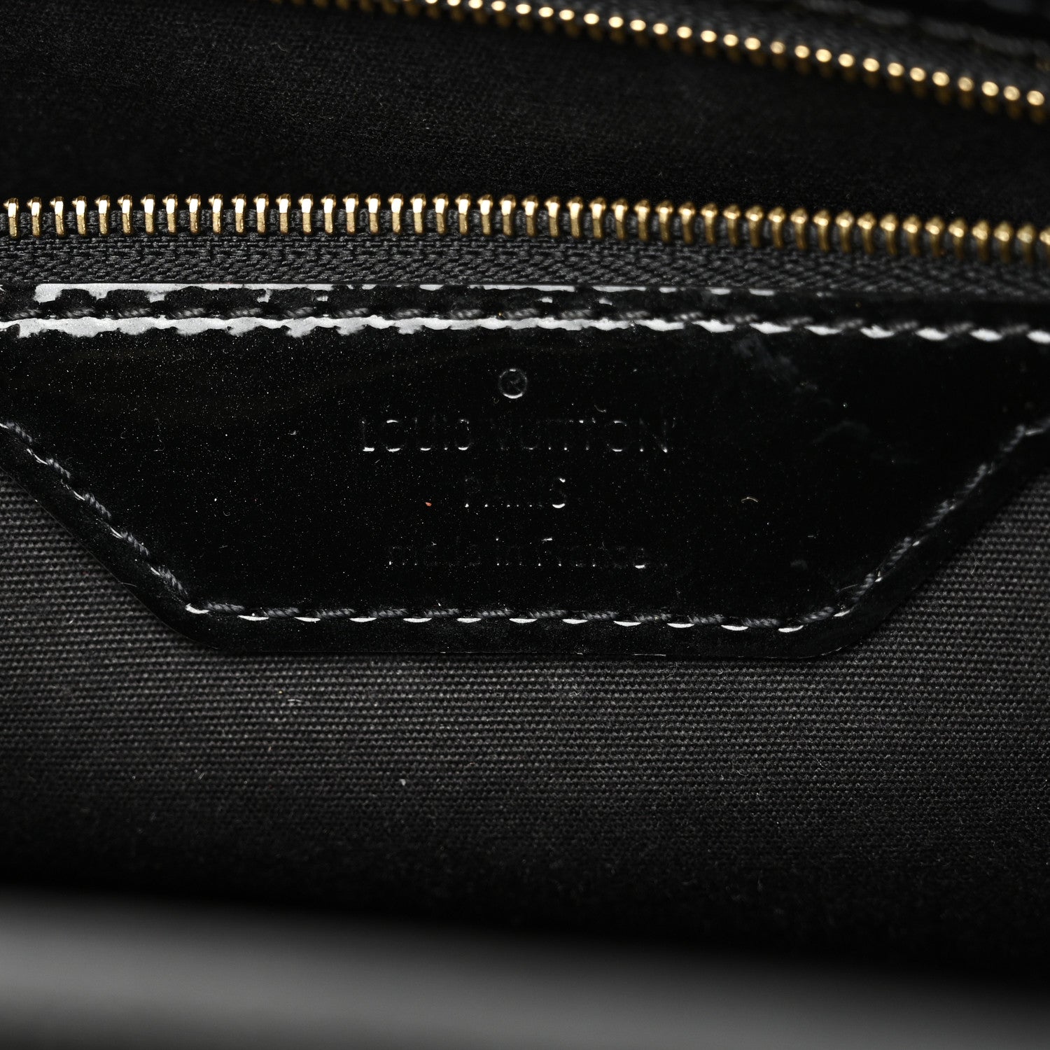 Louis Vuitton Vernis Brea MM Black 6 of 10