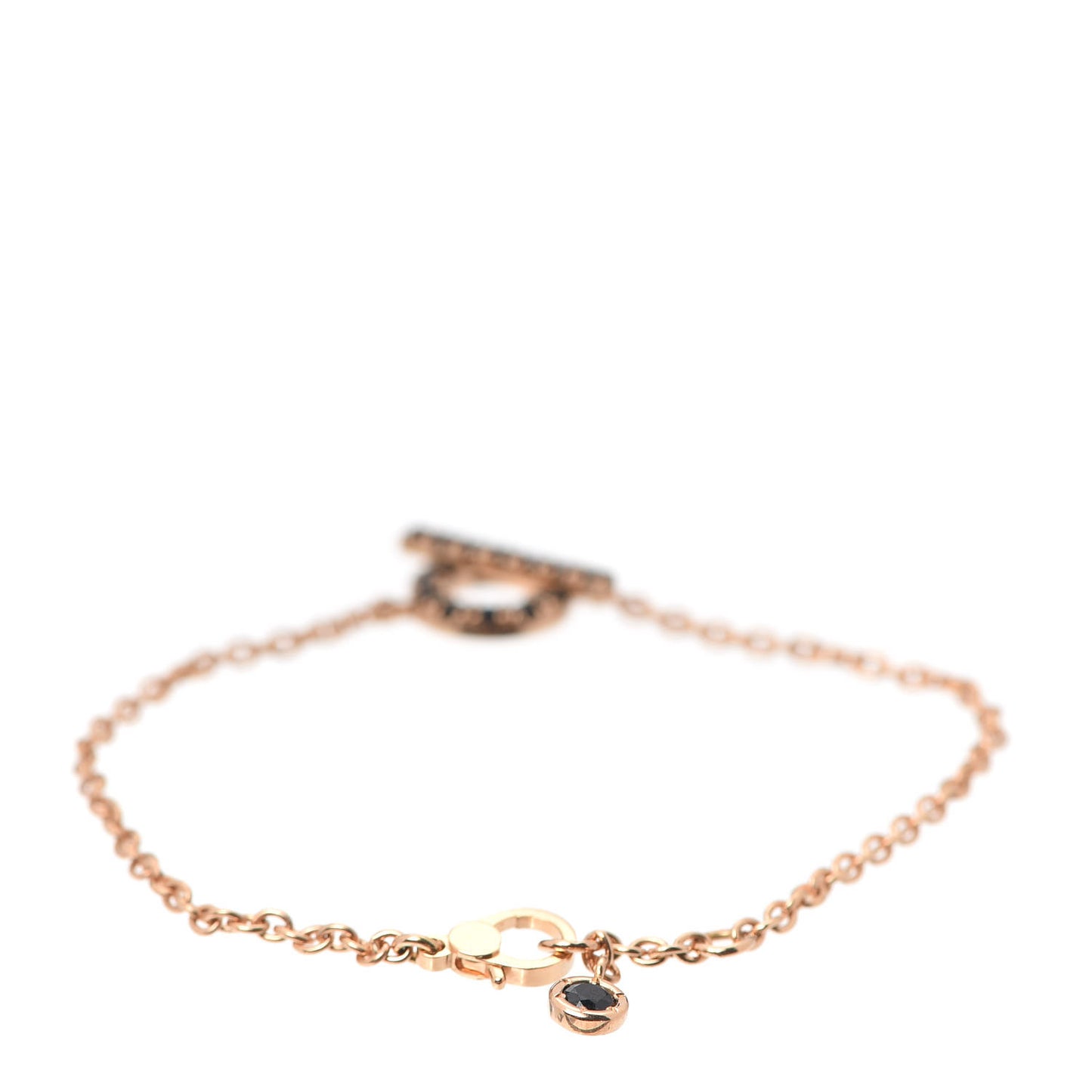 18K Rose Gold Black Spinel Finesse Bracelet SH