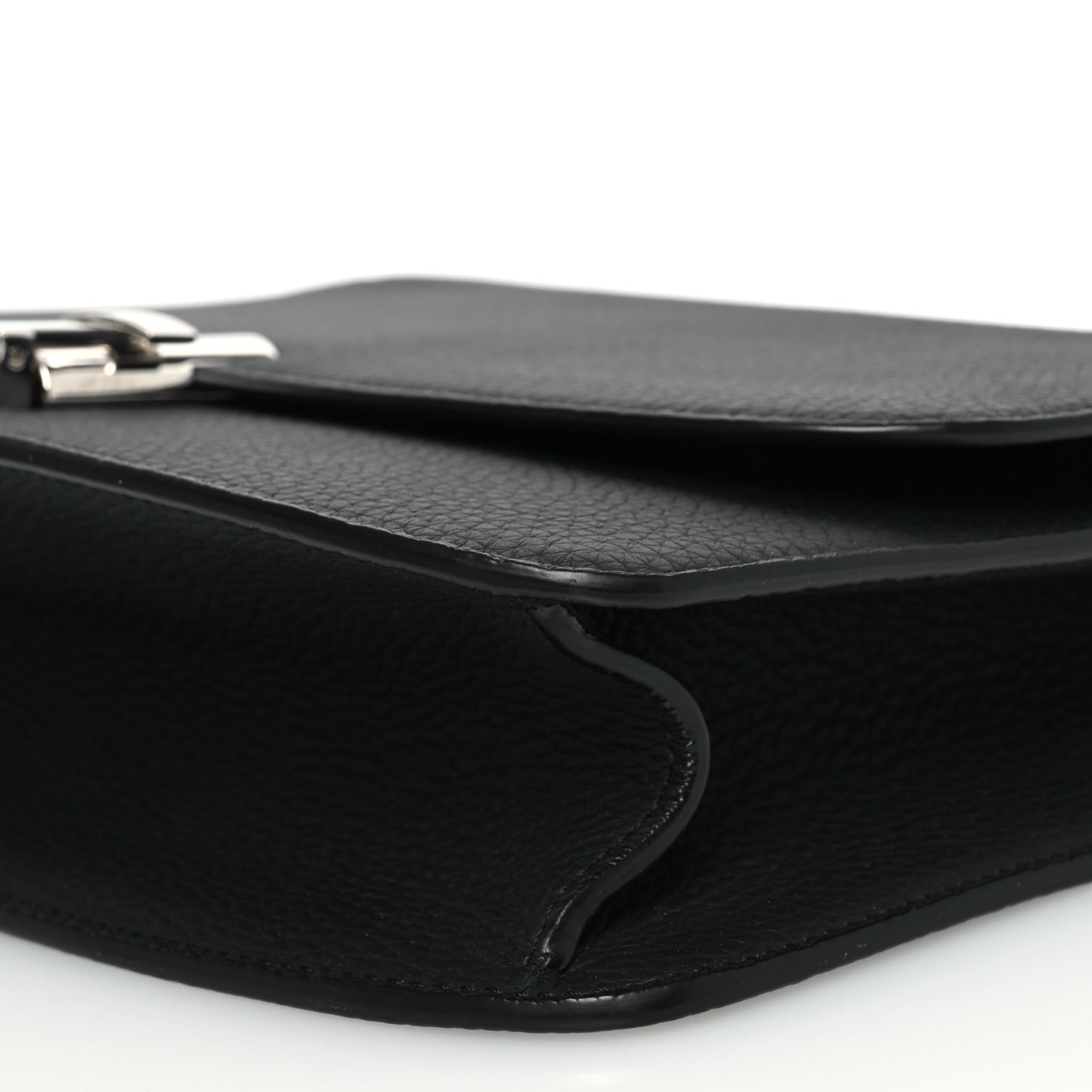 Grained Calfskin The Sofia 10 Crossbody Black