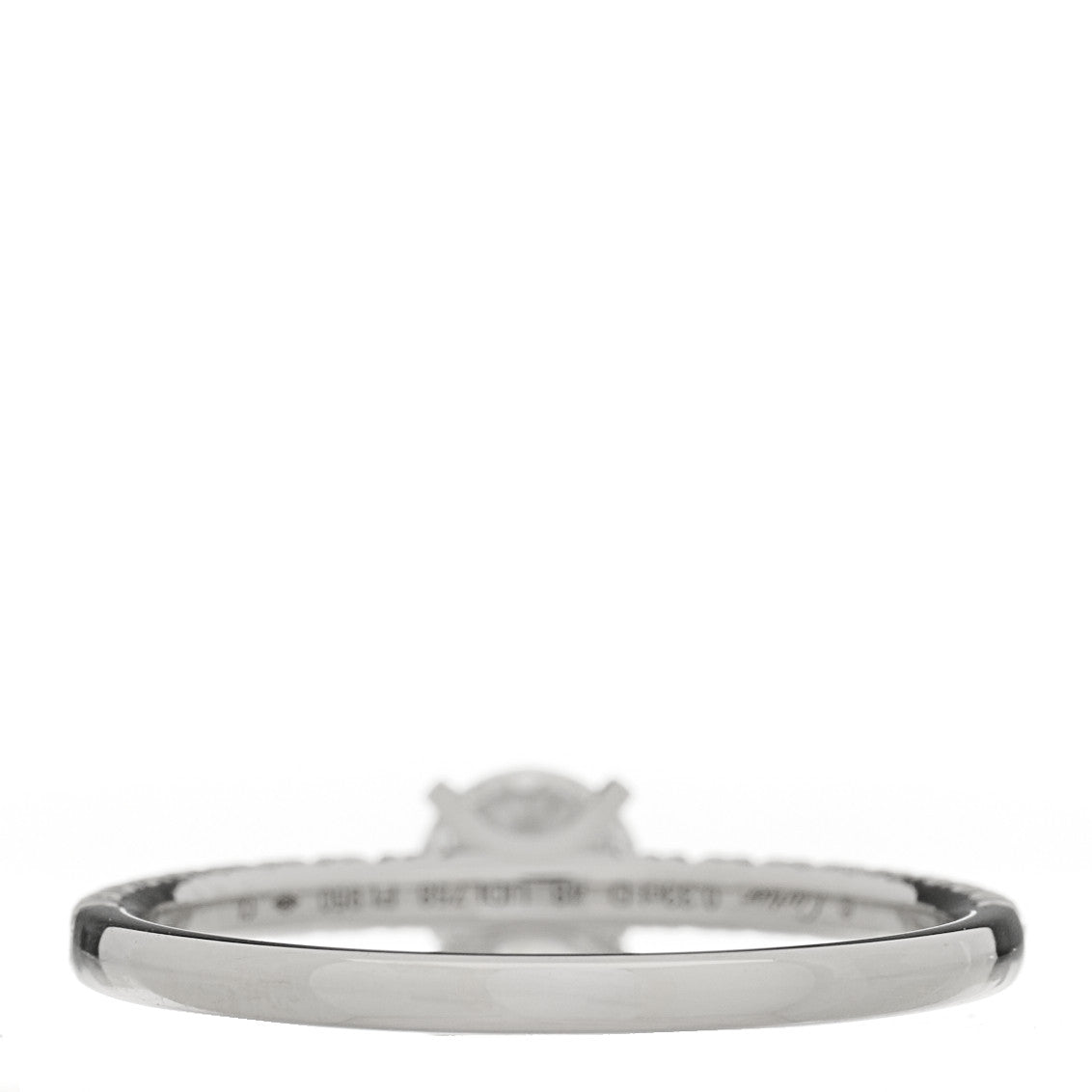 Platinum Diamond .33ct Etincelle De Cartier Solitaire Engagement Ring 48 4.5