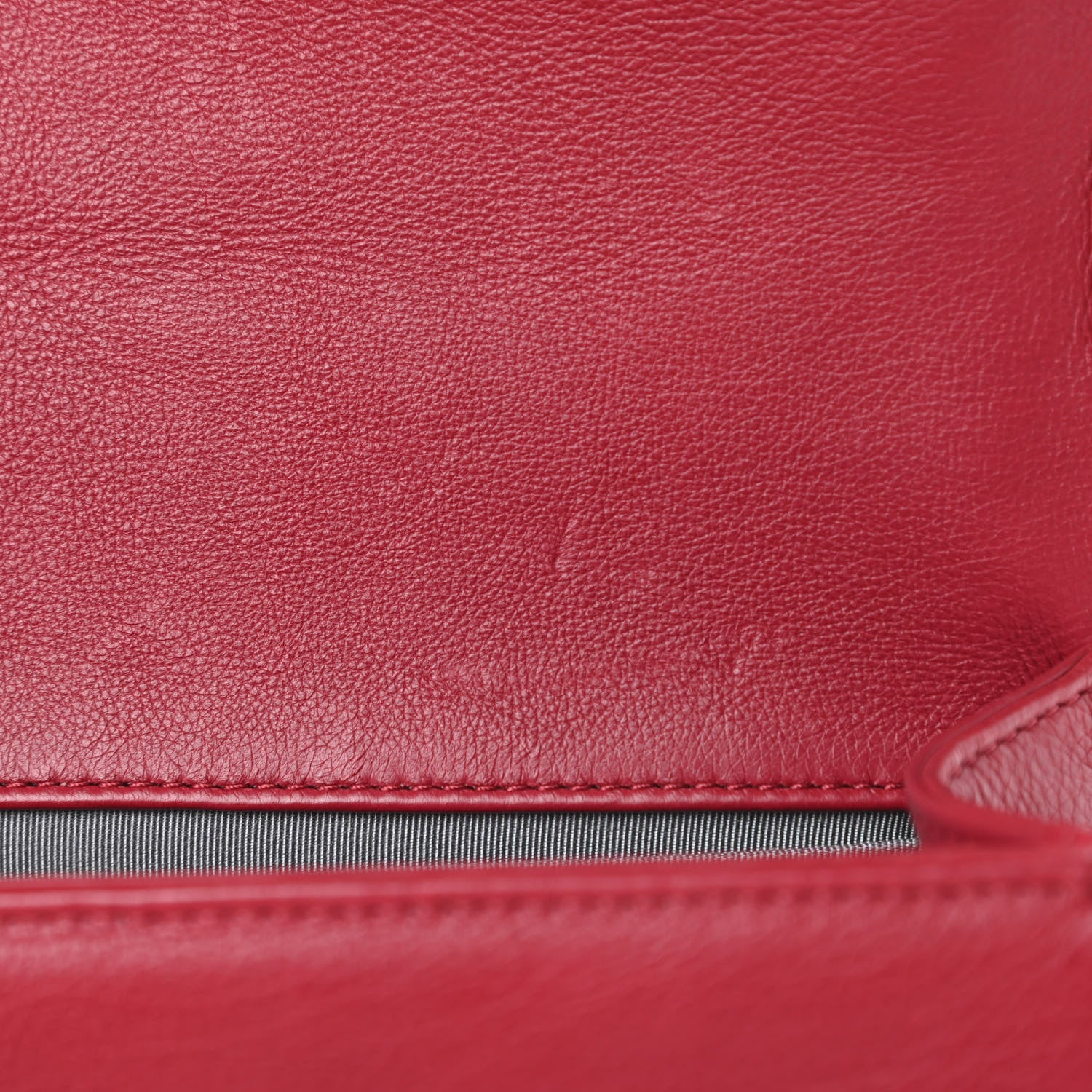 Chanel Calfskin Stitched Medium Boy Flap Red 13 of 16