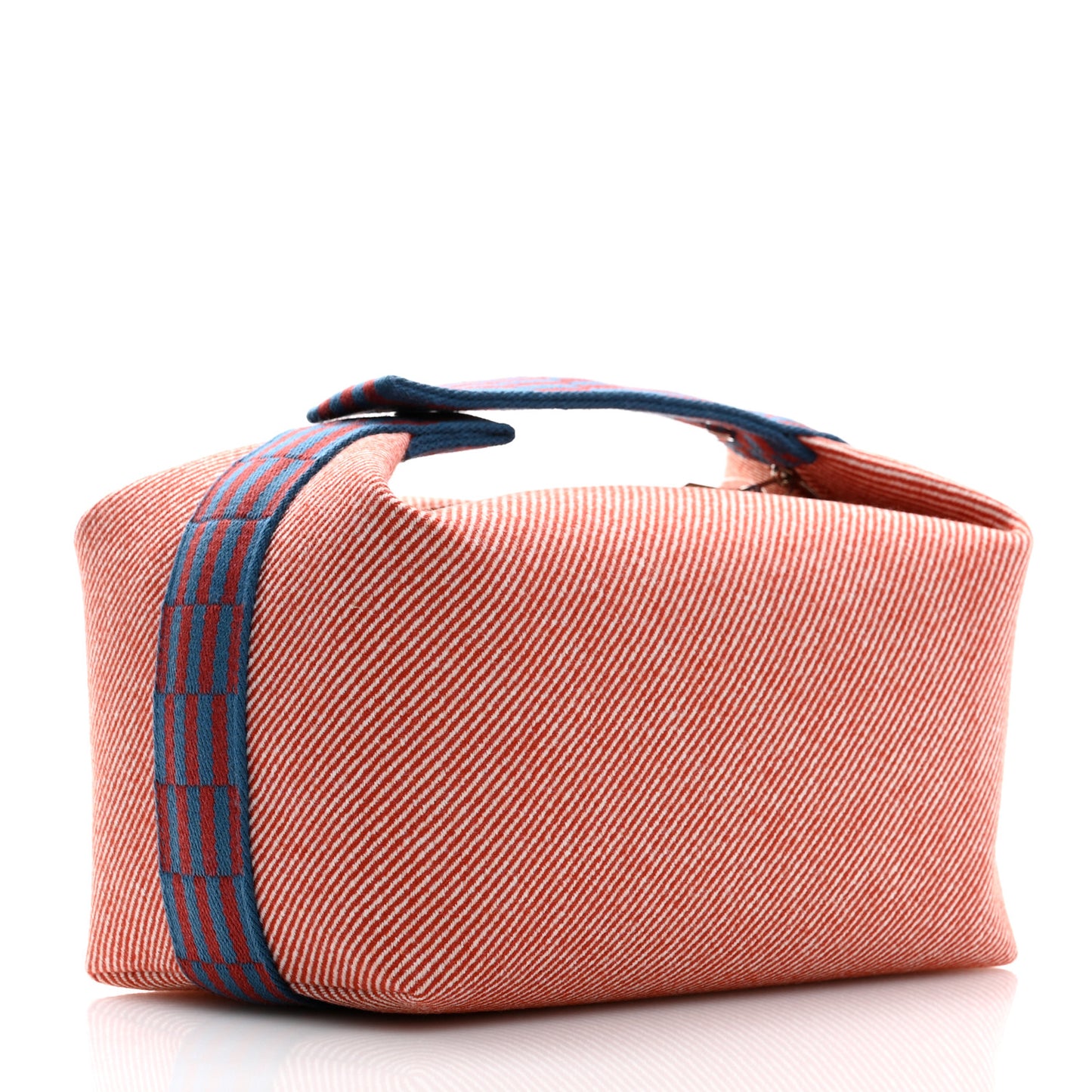 Wool Large Bride-A-Brac H Natte Pouch Tomette