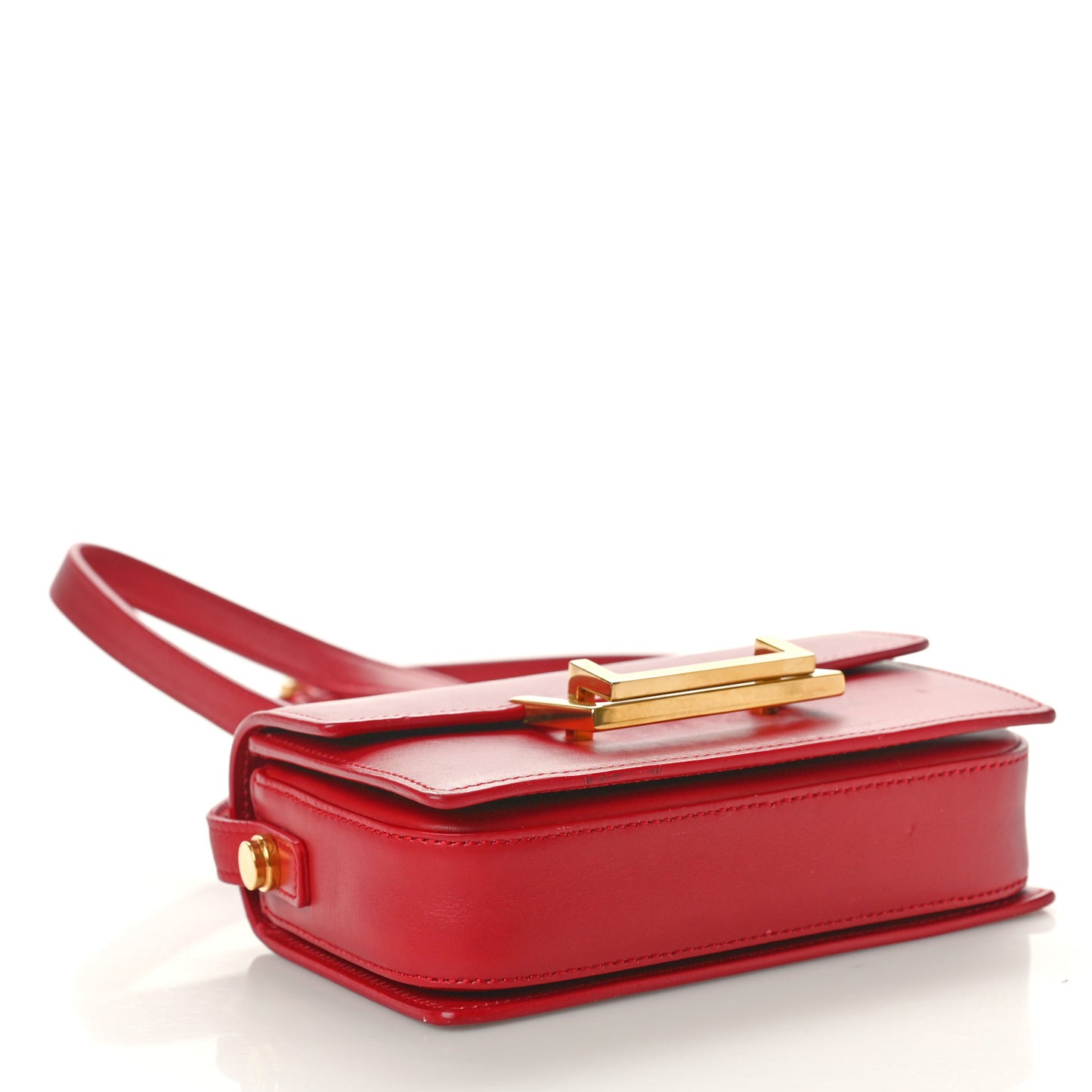Calfskin Small Classic Lulu Bag Red