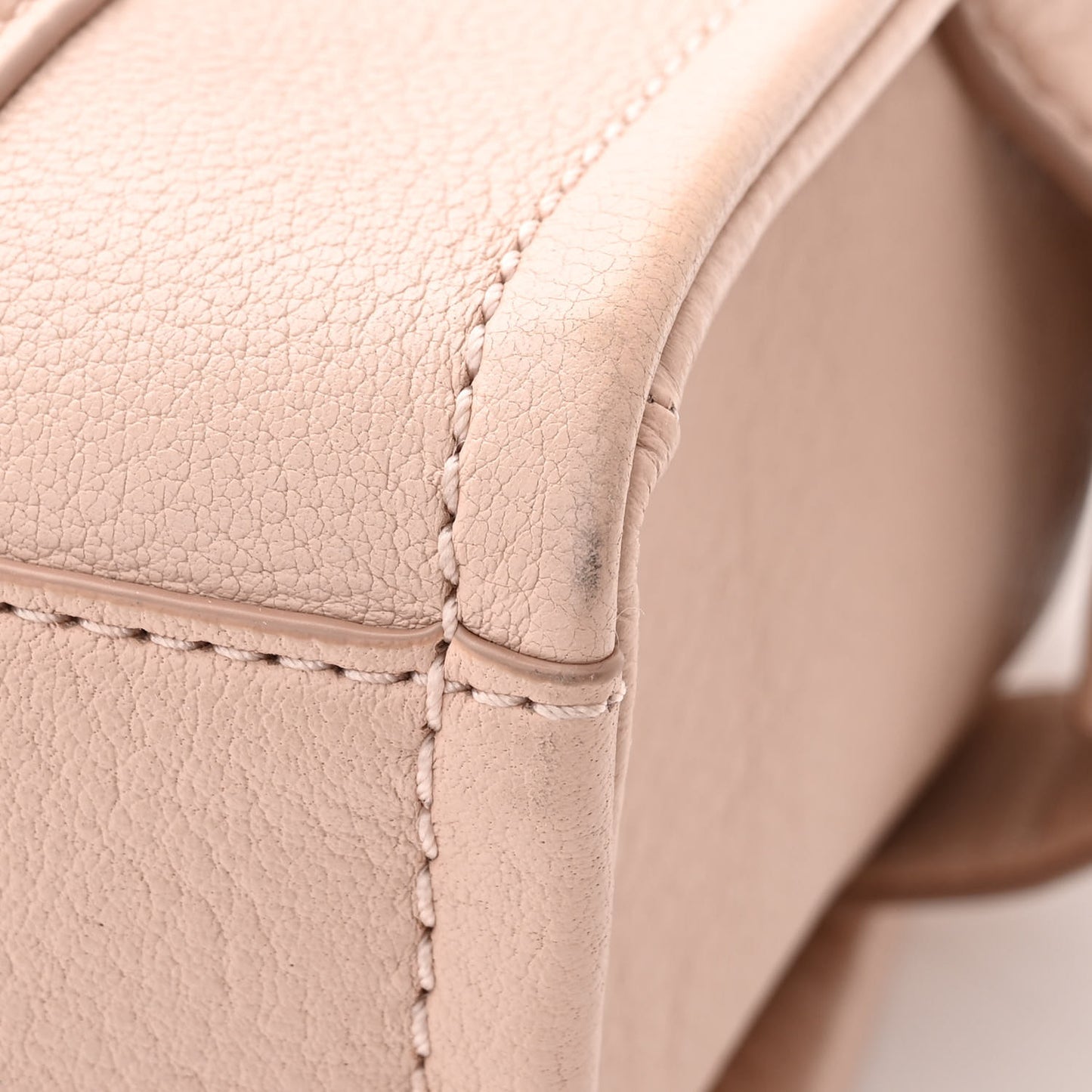 Grained Calfskin The Tote Bag Rose Dust
