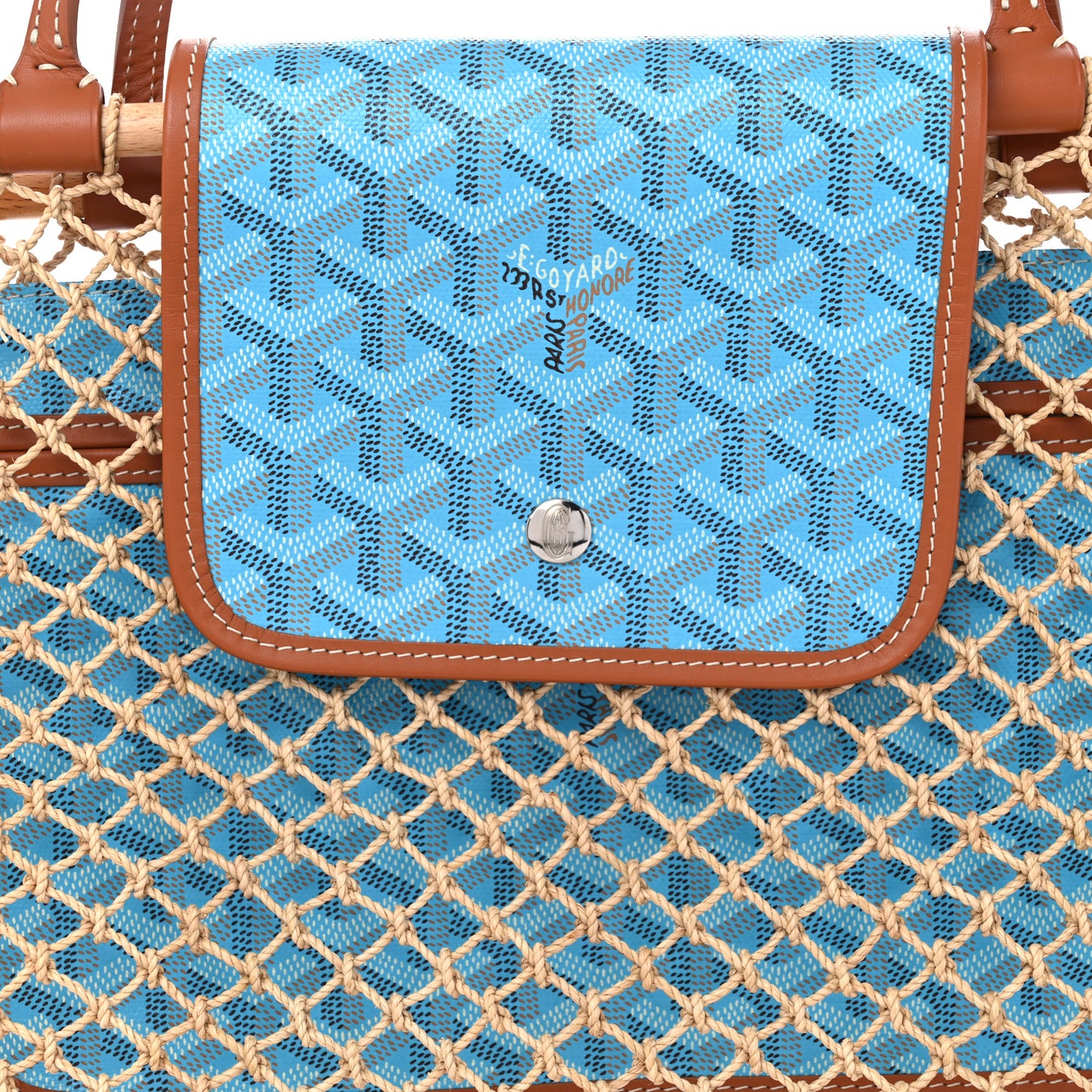 ine Net Aligre Tote Blue