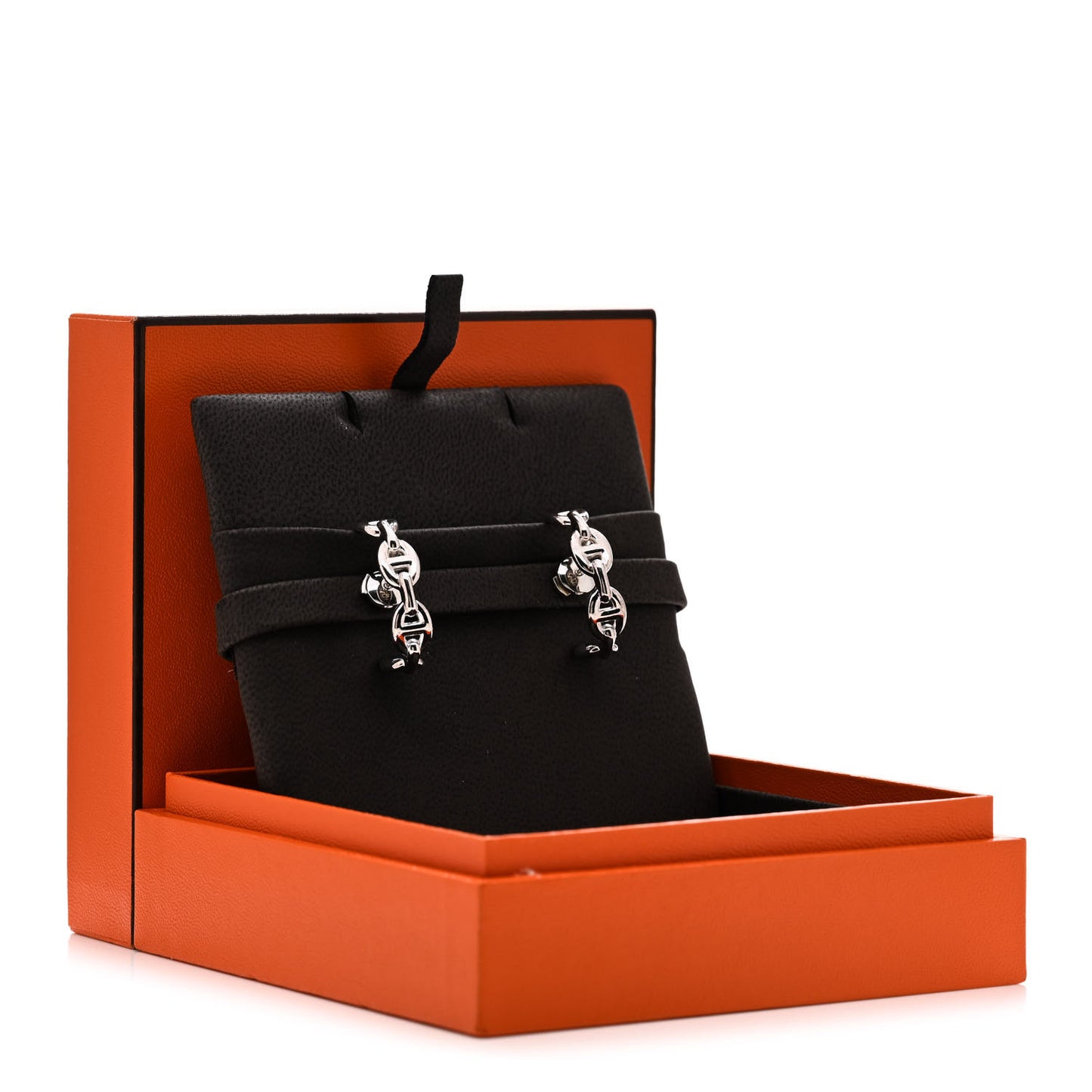 Sterling Silver Chaine D'Ancre Enchainee Climber Earrings