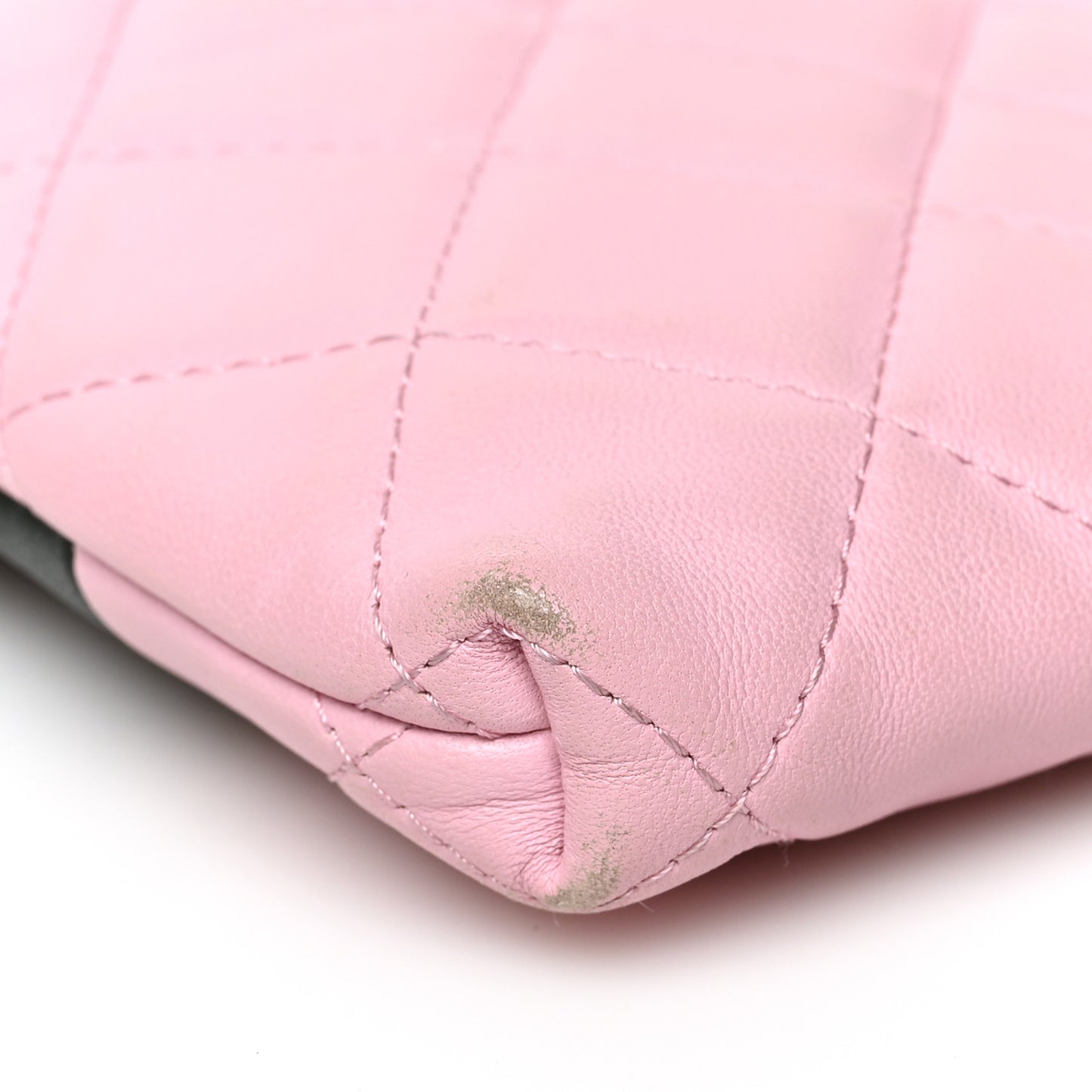 Lambskin Patchwork Large Cosmetic Case Multicolor