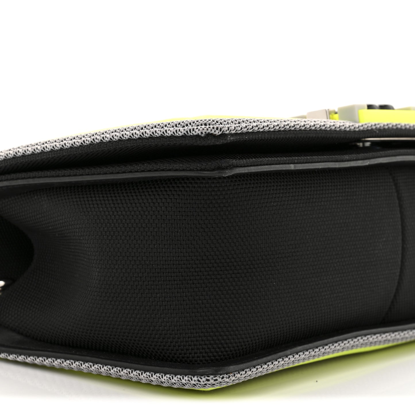 Canvas Quilted Medium Fluo Boy Flap Black Grey Yellow