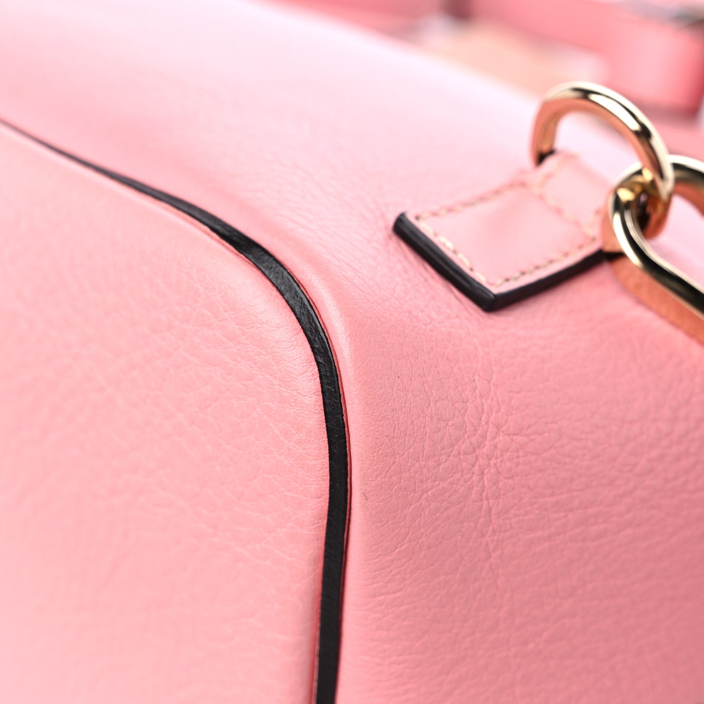 Suede Calfskin Small Faye Backpack Ideal Blush