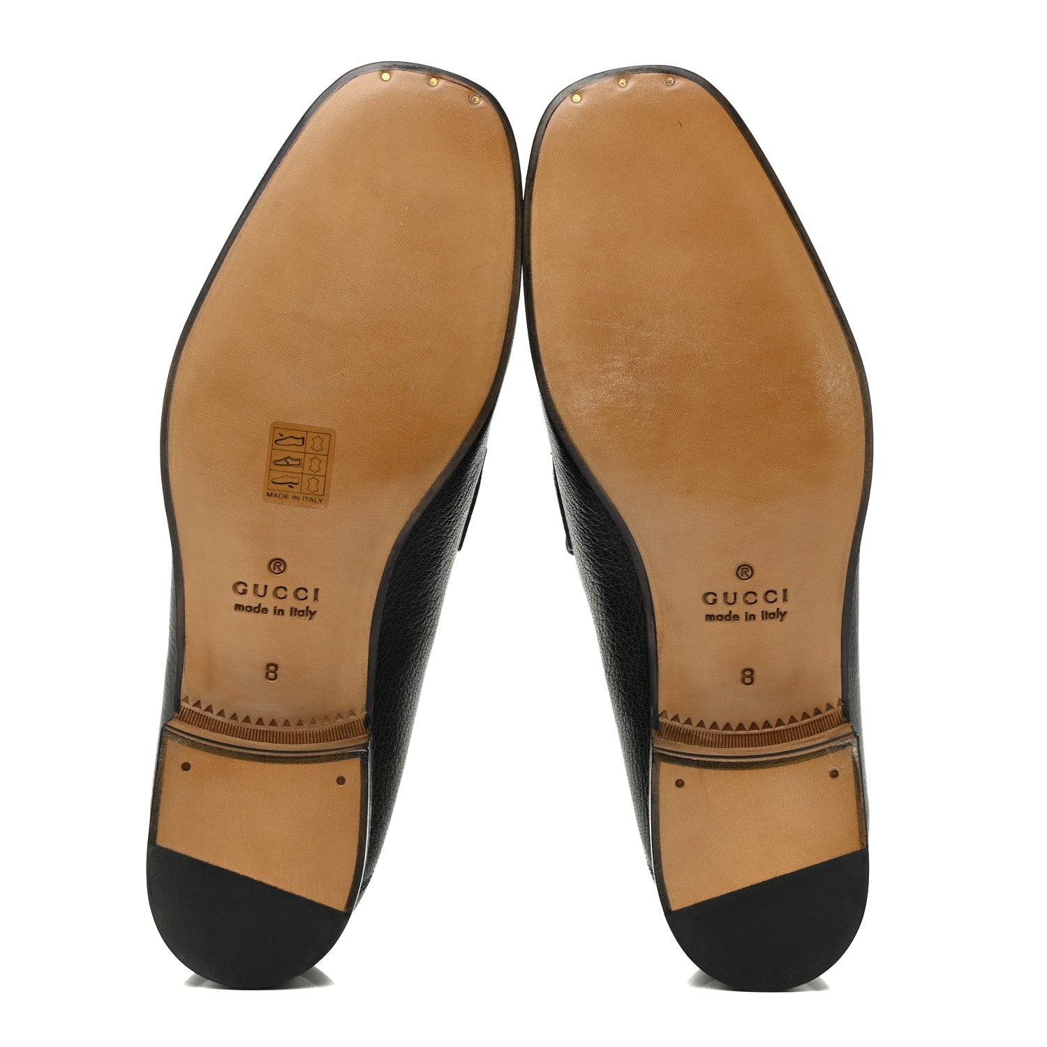 Gucci Havely Kid Web Mens Horsebit Loafers 8 Black 5 of 12