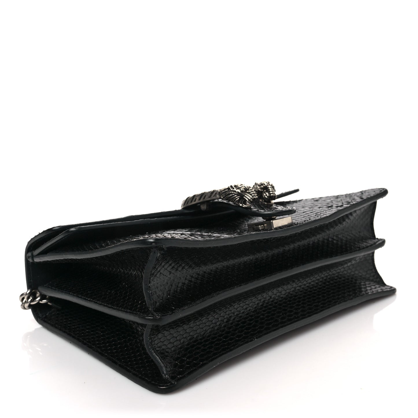 Snakeskin Small Dionysus Shoulder Bag Black