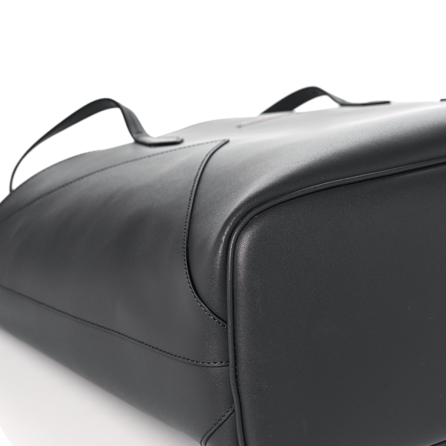 Smooth Calfskin Wing Shopper Tote Grey White