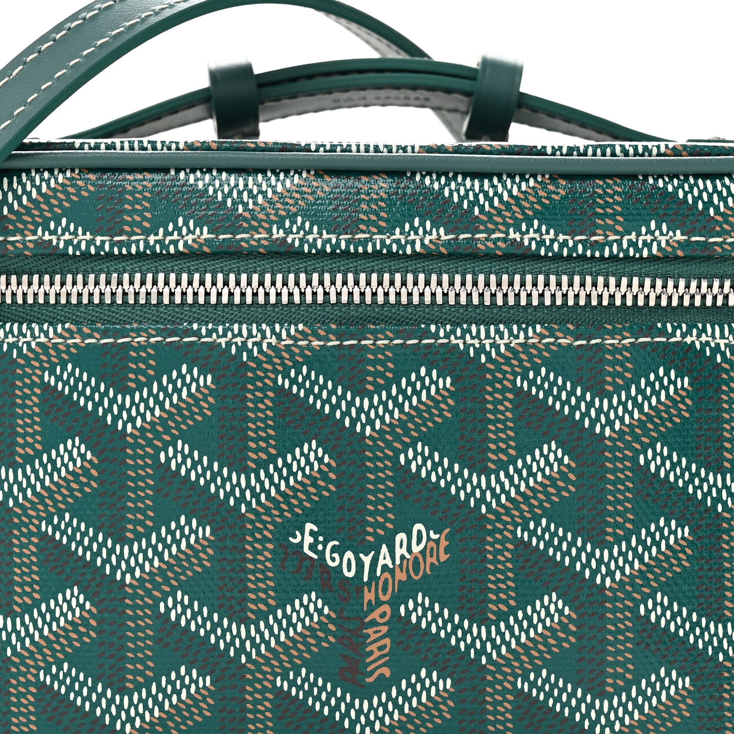Goyardine Muse Mini Vanity Case Green