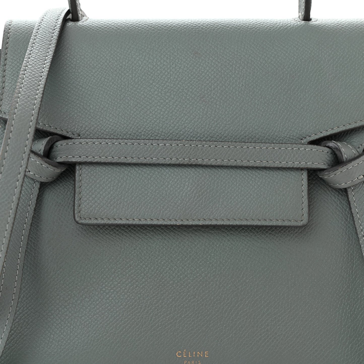 Grained Calfskin Nano Belt Bag Storm