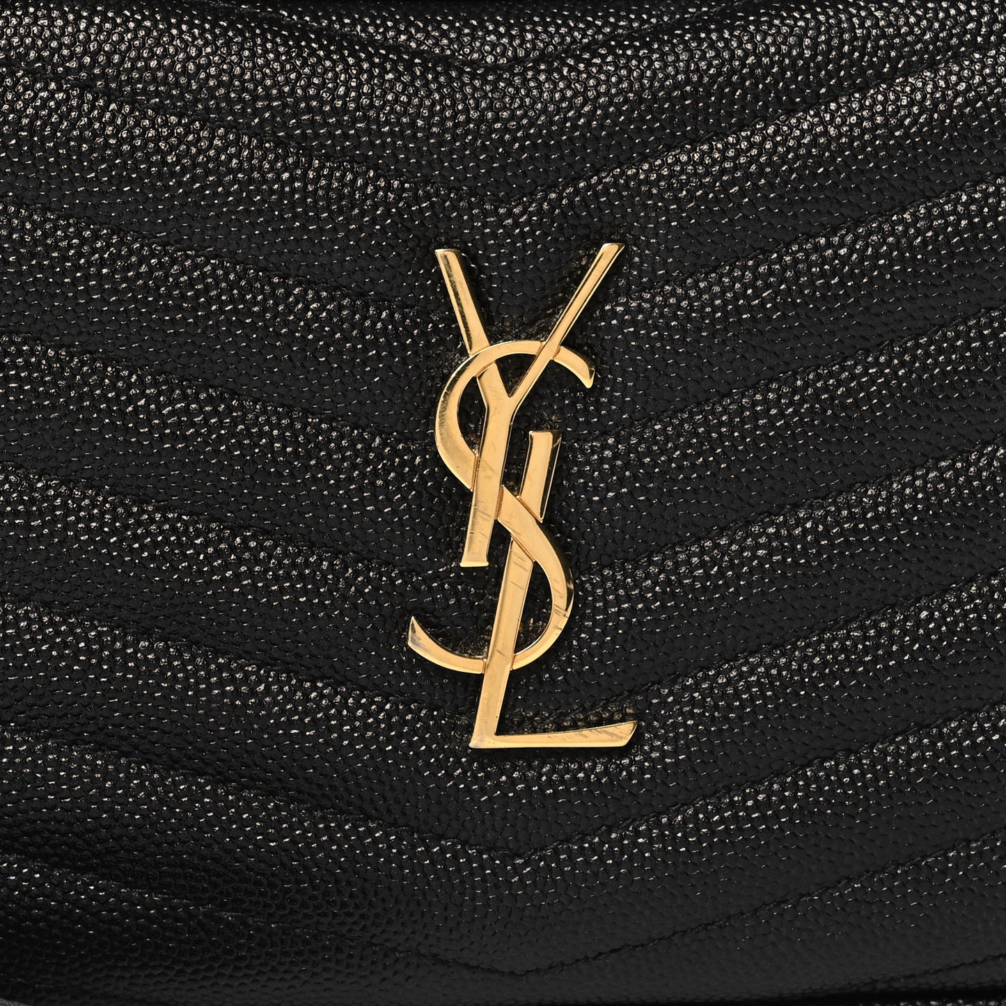 Grain De Poudre Matelasse Monogram Mini Lou Camera Bag Black