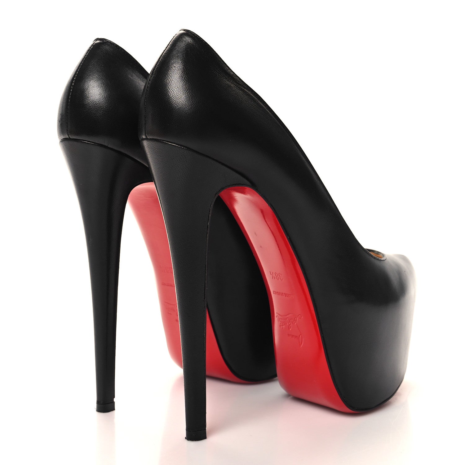 Christian Louboutin Kid Daffodile 160 Pumps 38.5 Black 4 of 10