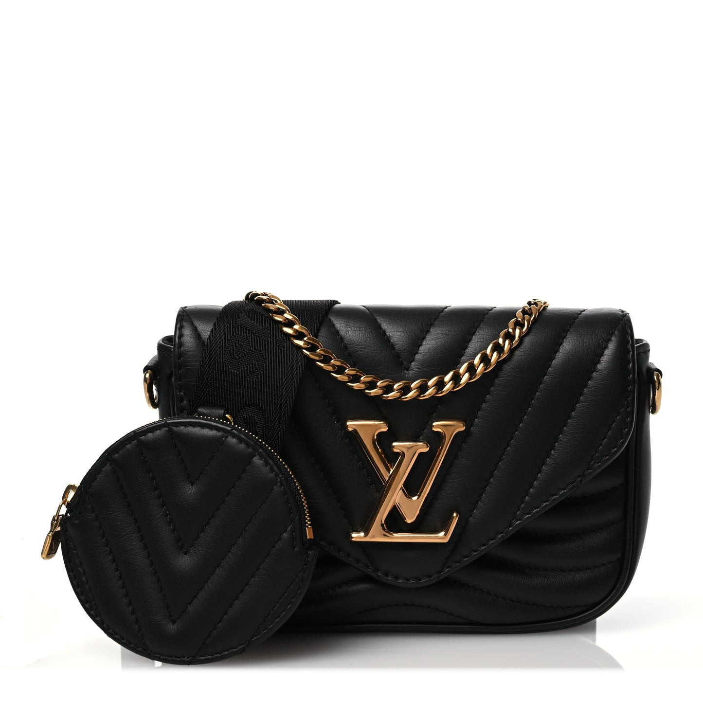 Calfskin New Wave Multi Pochette Black