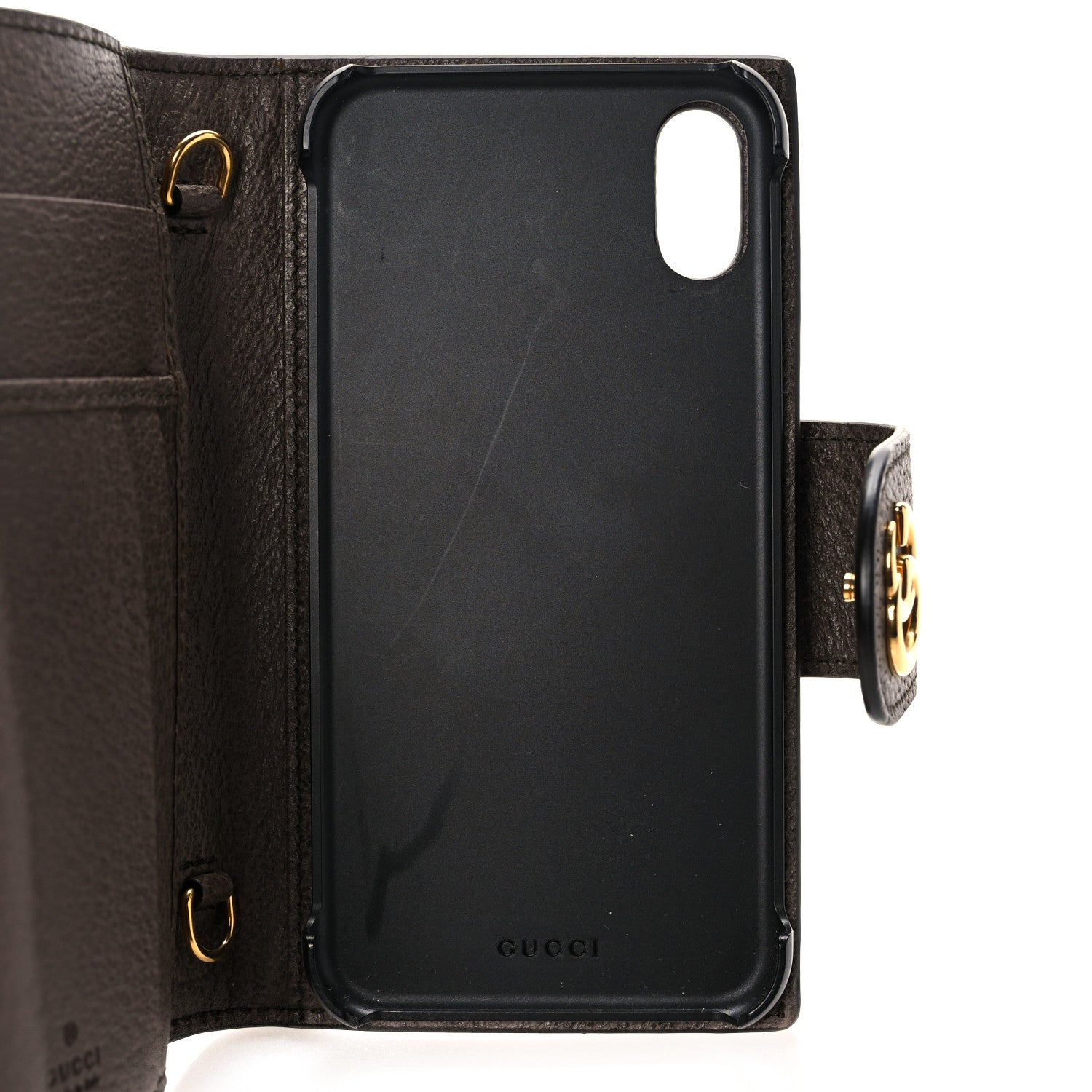 Gucci GG Supreme Monogram Ophidia iPhone 10 Wallet Case 5 of 11