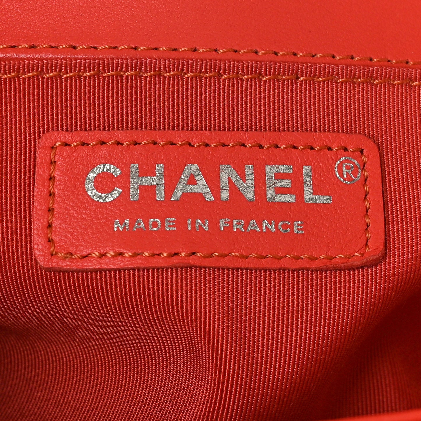 Lambskin Tweed Medium Boy Flap Coral