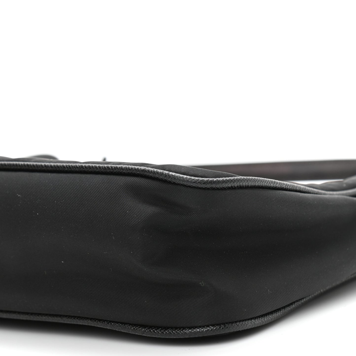 Tessuto Nylon Saffiano Mini Re-Edition 2005 Bag Black