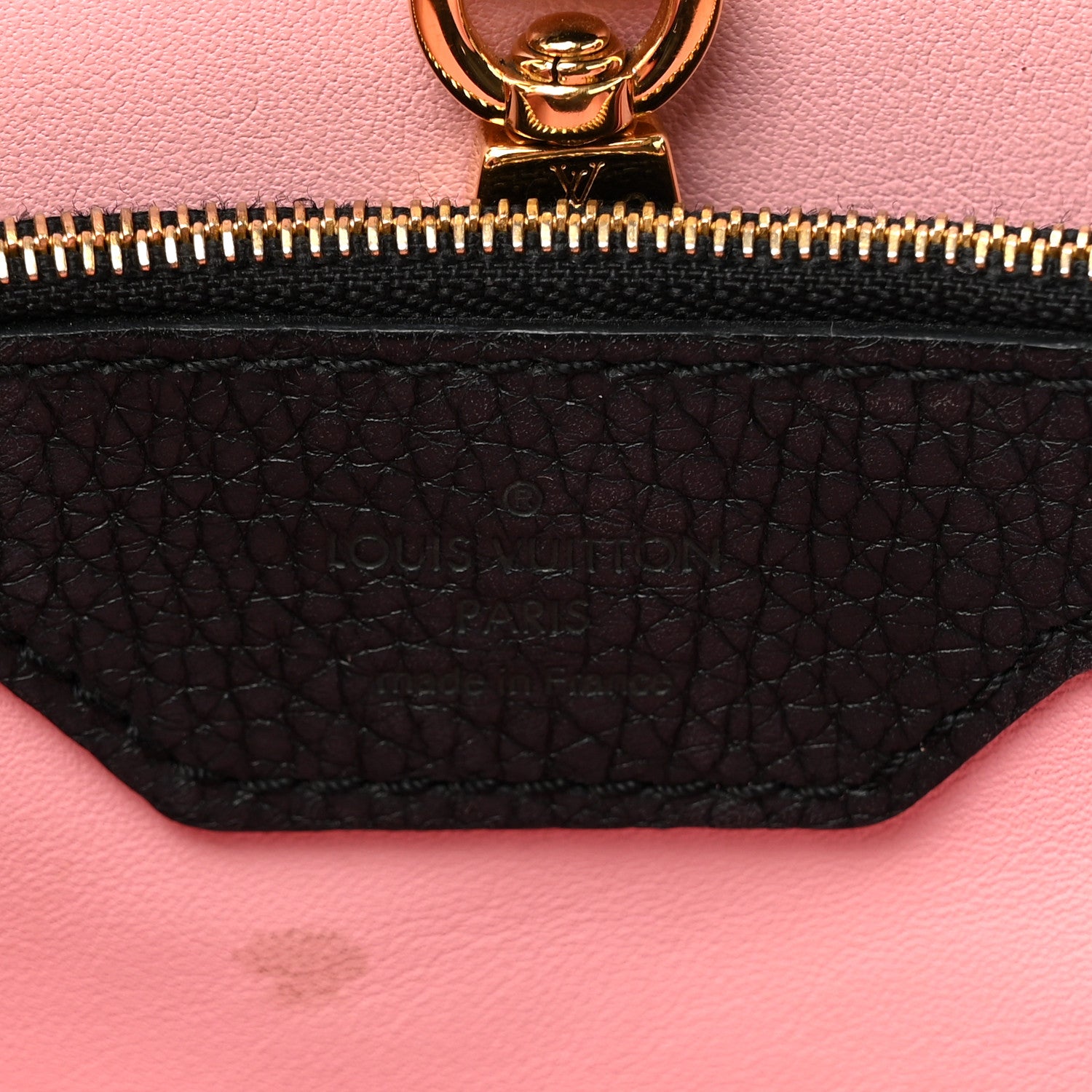 Louis Vuitton Taurillon Flowers Capucines GM   Black 7 of 13