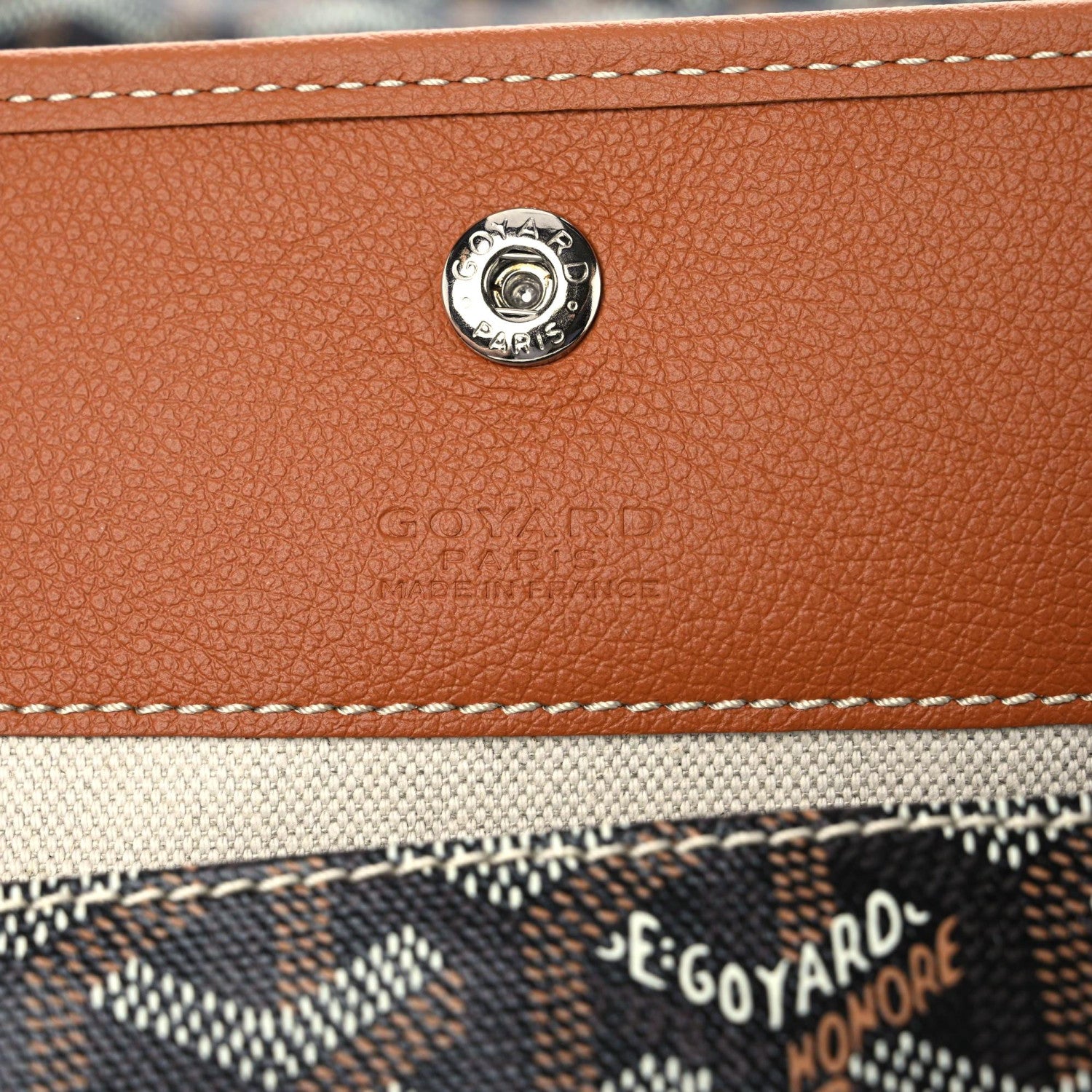 Goyard Goyardine Saint Louis GM Black Gold 9 of 9