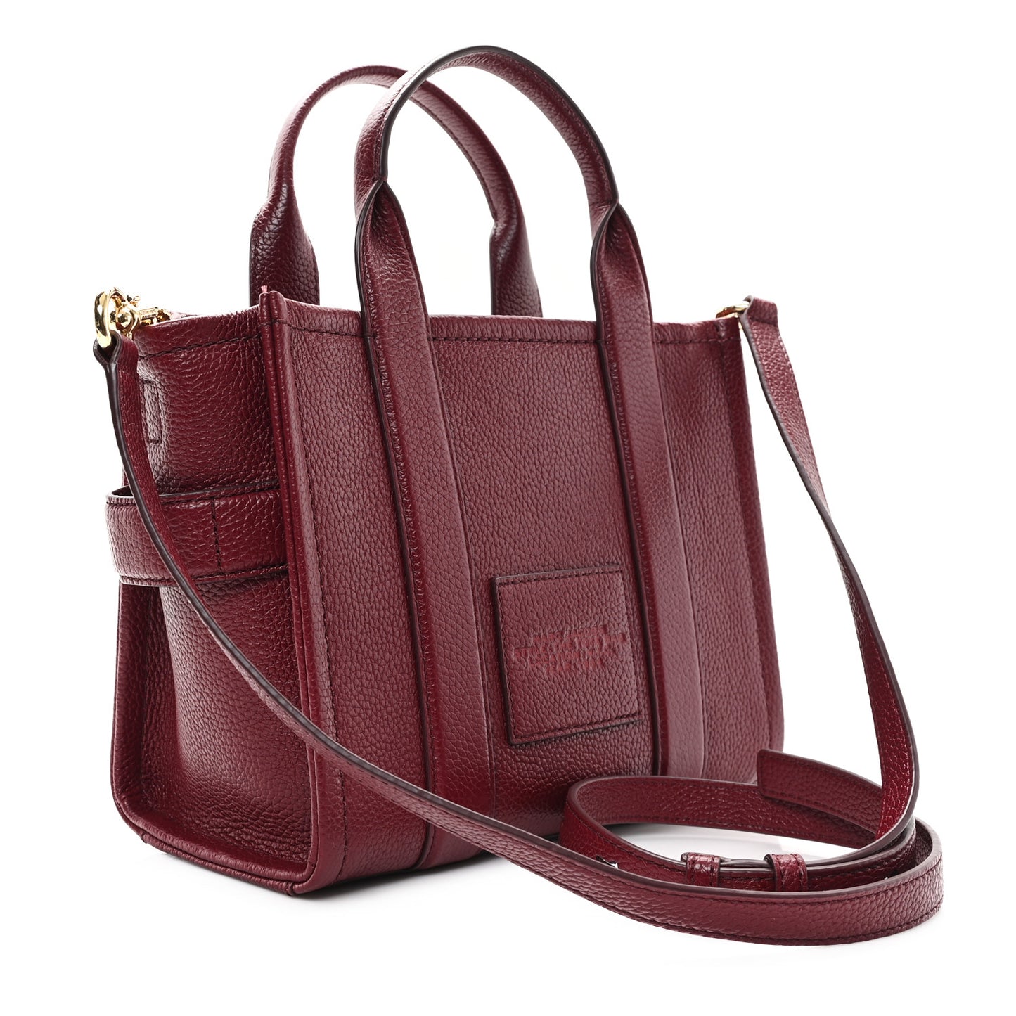 Grained Calfskin Small The Tote Bag Cherry