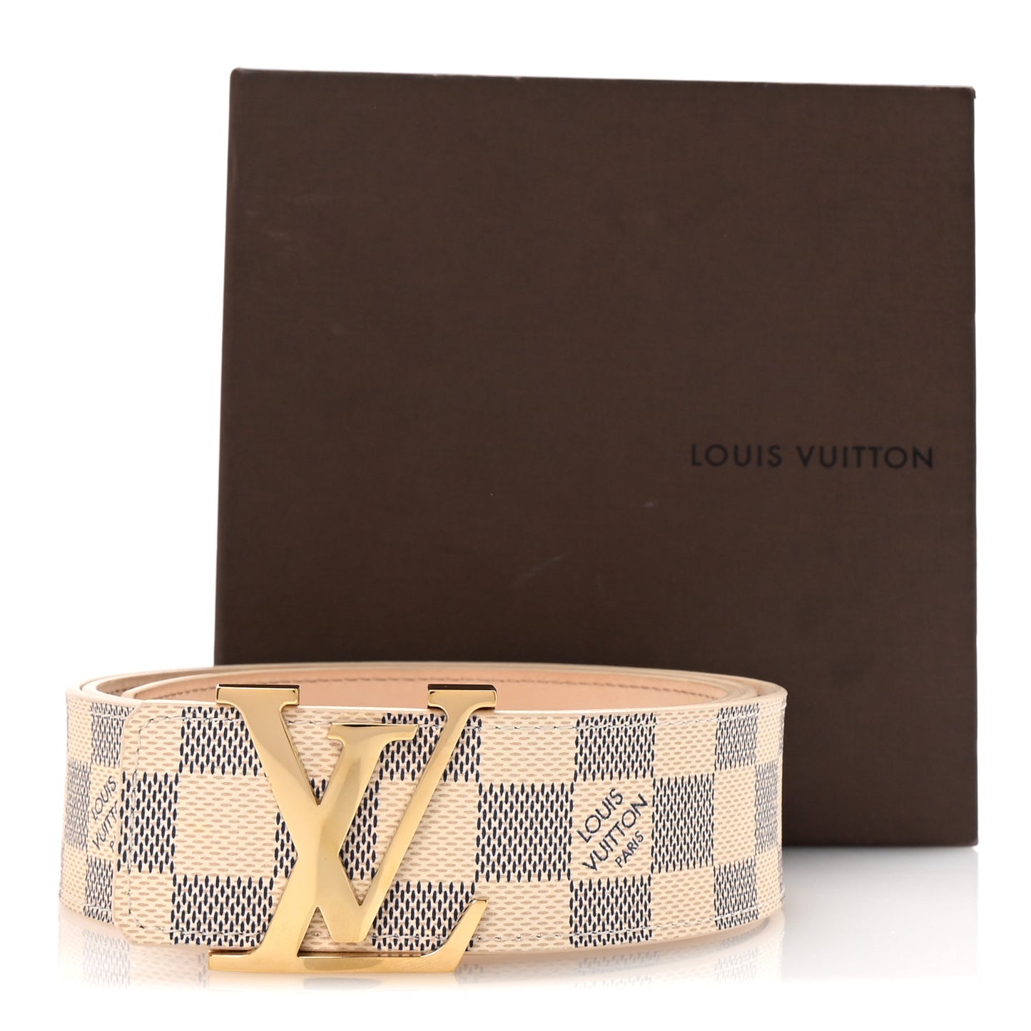 Damier Azur LV Initiales 100 40 Belt