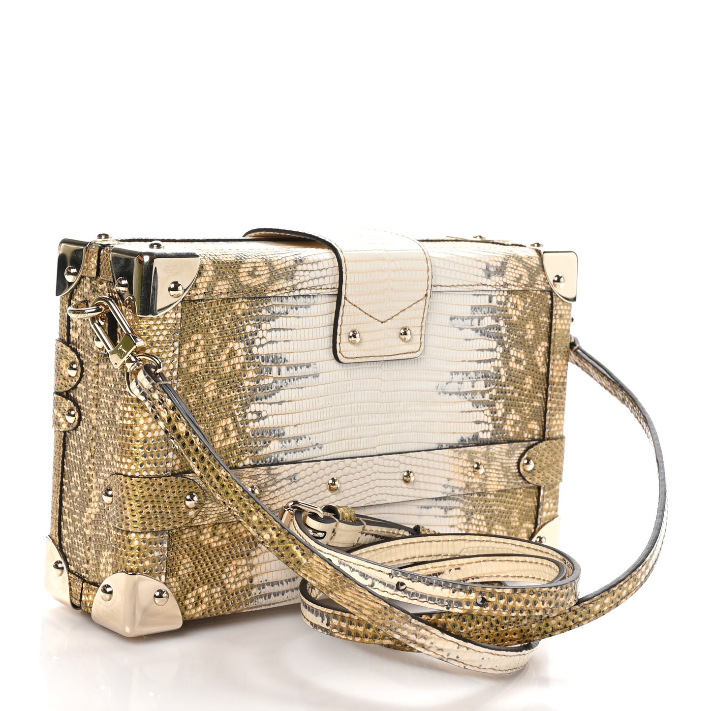 Lizard Petite Malle Vegetal Luxe