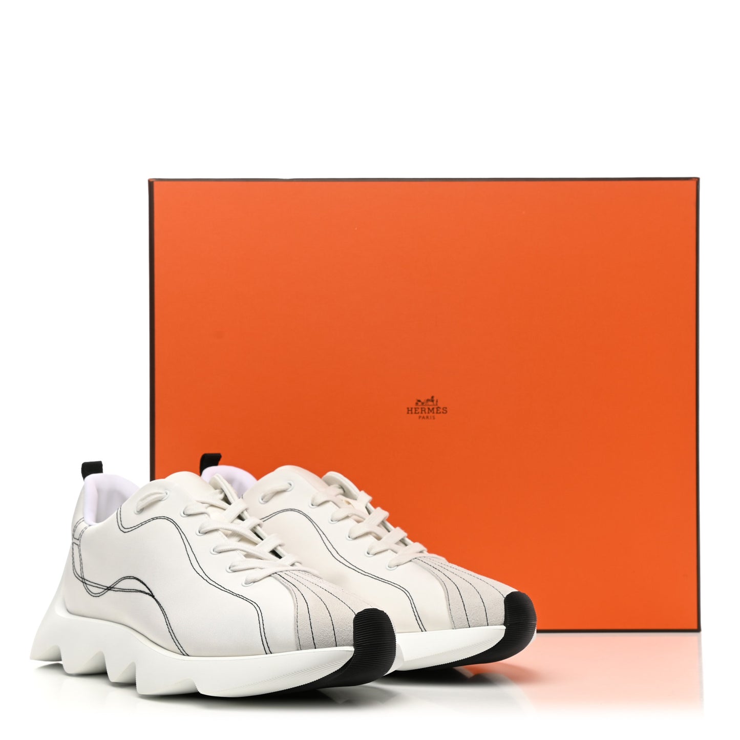 Technical Canvas Goatskin Mens Envol Sneakers 45 White Casse