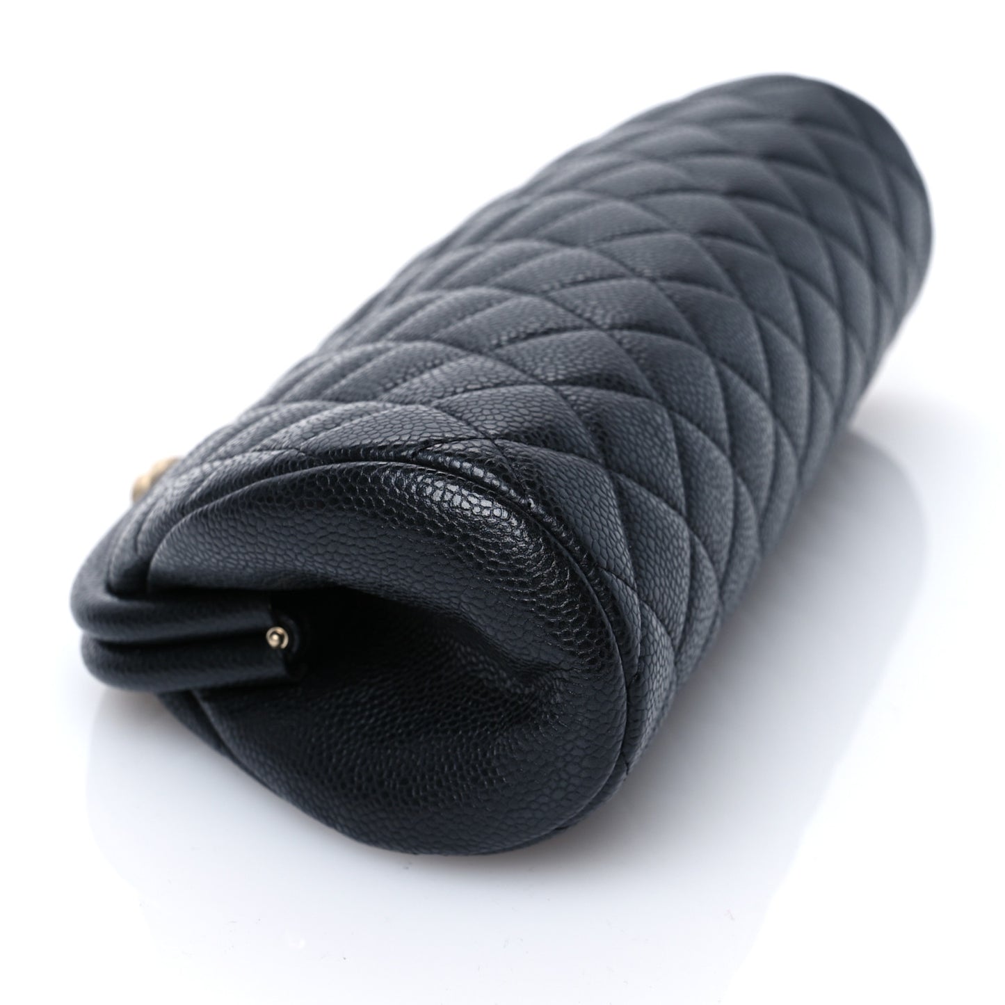 Caviar Quilted Timeless Clutch Black