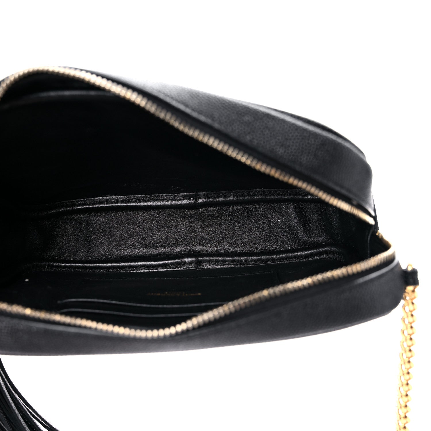 Saint Laurent Grain De Poudre Matelasse Monogram Mini Lou Camera Bag Black 5 of 12