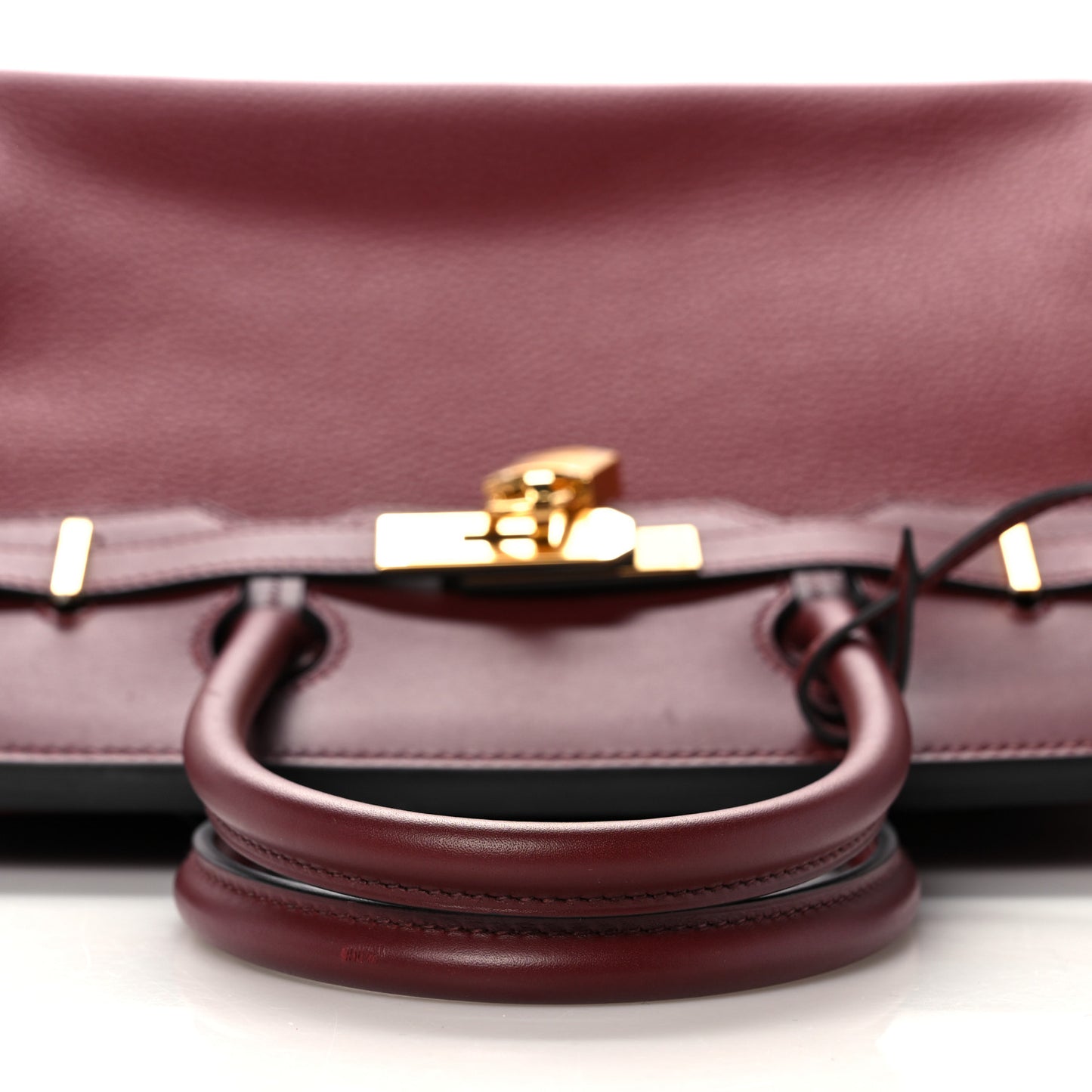 Taurillon Clemence Sombrero Birkin 30 Rouge H
