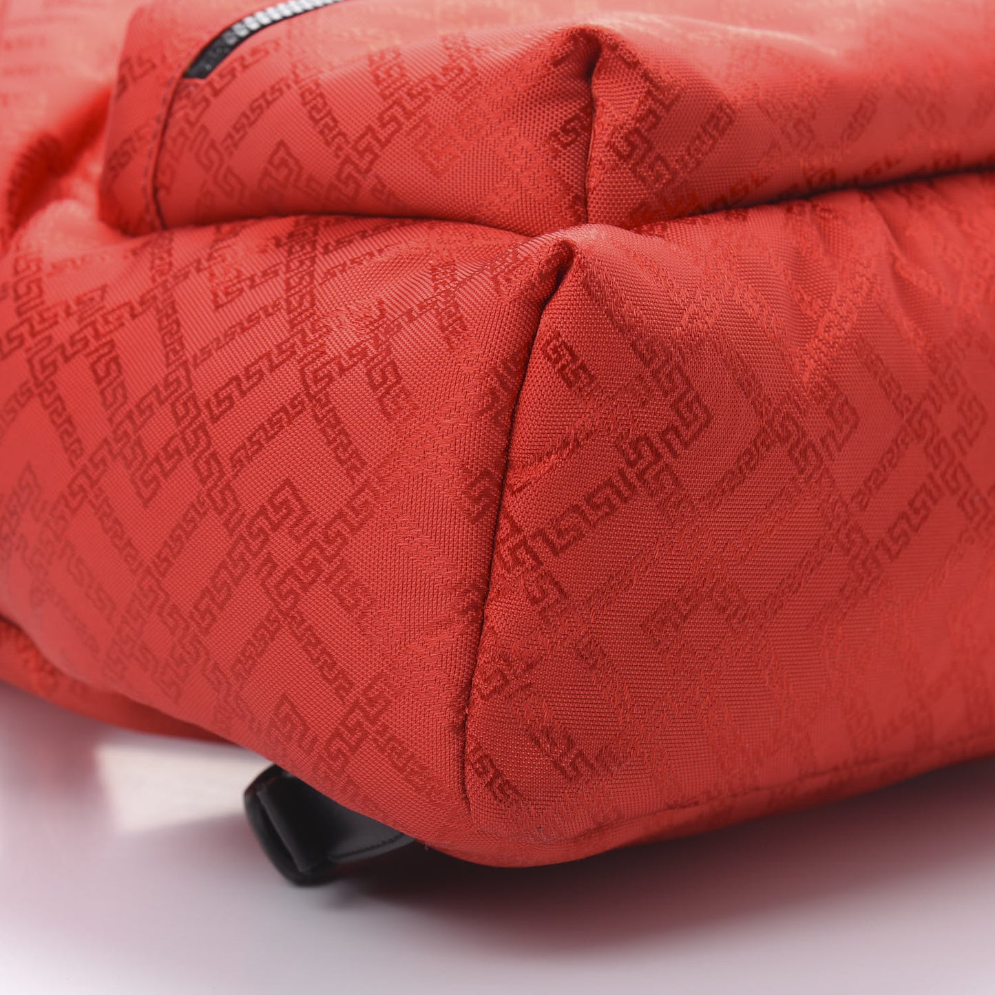 Nylon Greca Backpack Red