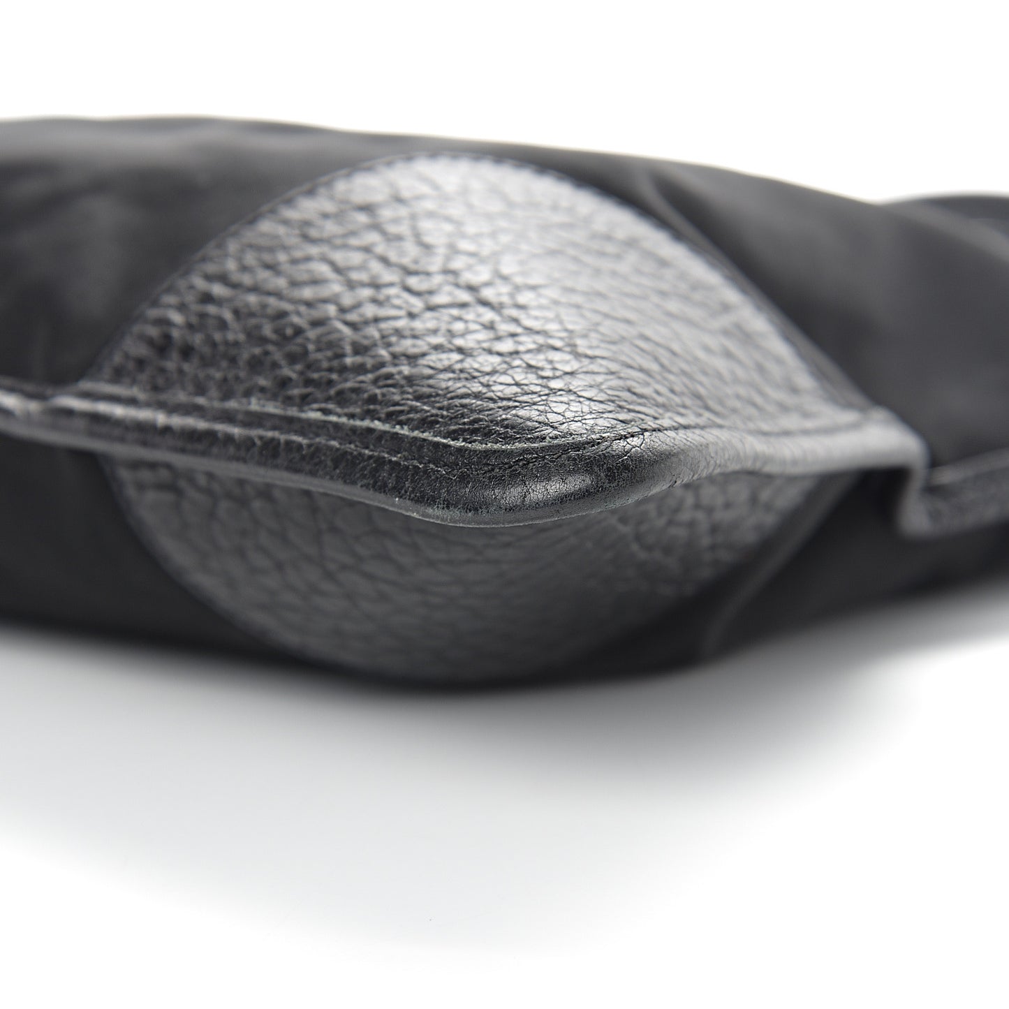 Tessuto Nylon Cervo Deerskin Tote Black