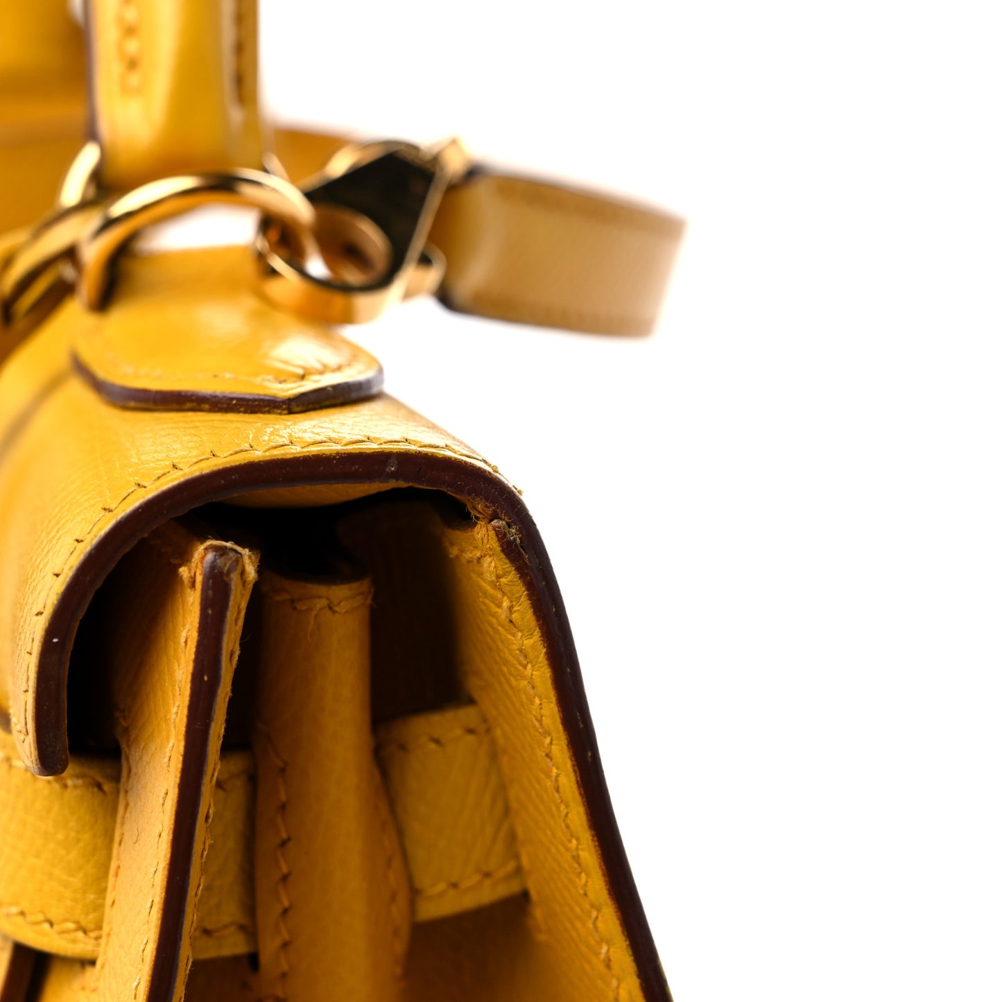 Epsom Kelly Sellier 28 Jaune Ambre
