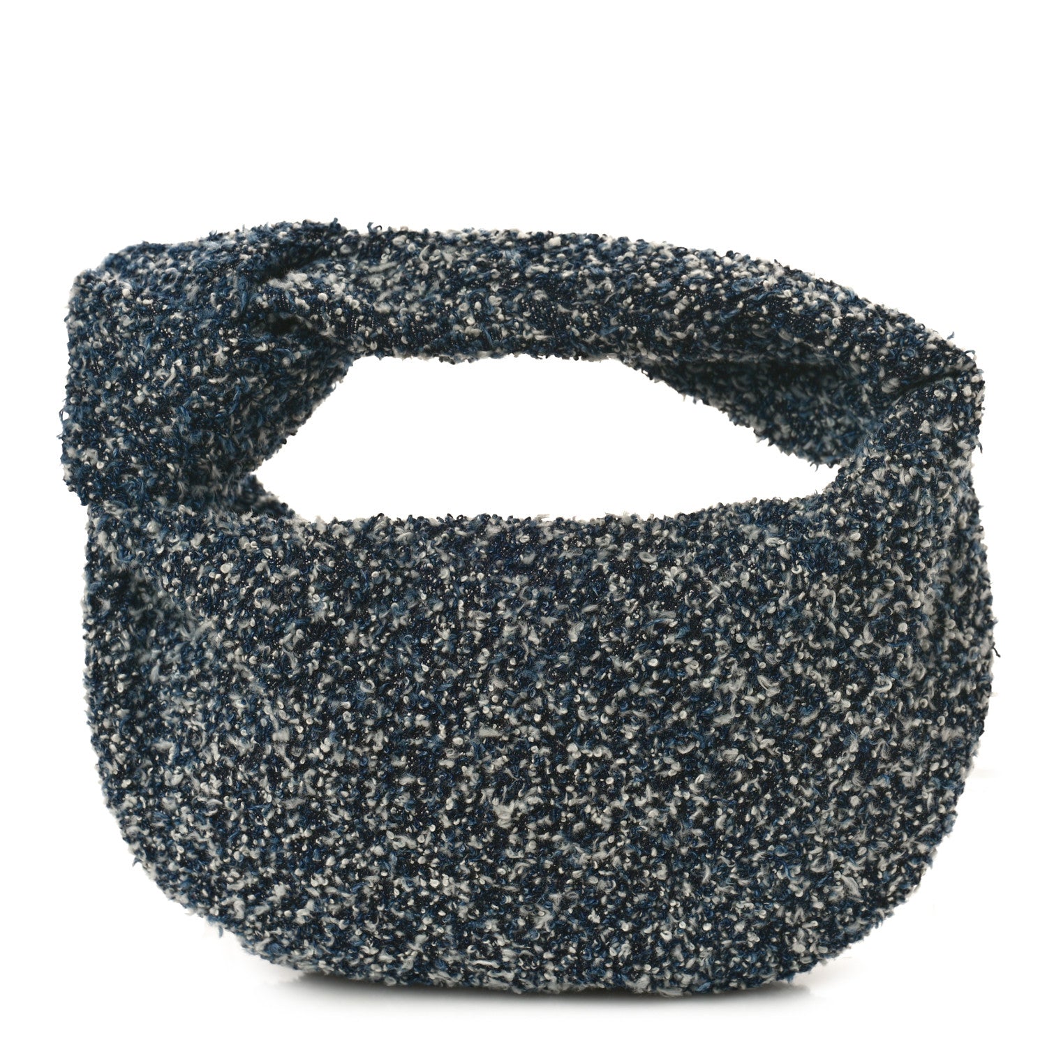 Bottega Veneta Denim Boucle Mini Jodie Indigo Silver 1 of 9