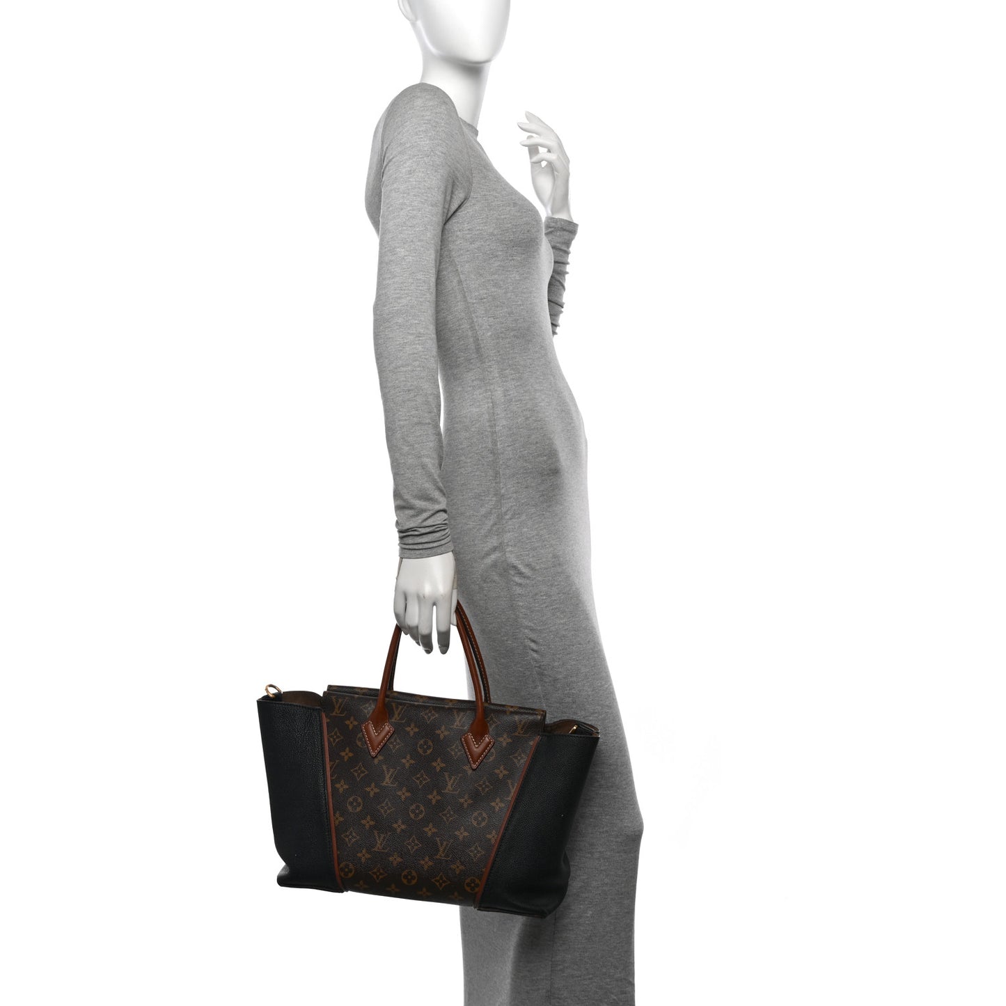 Monogram Tote W PM Black