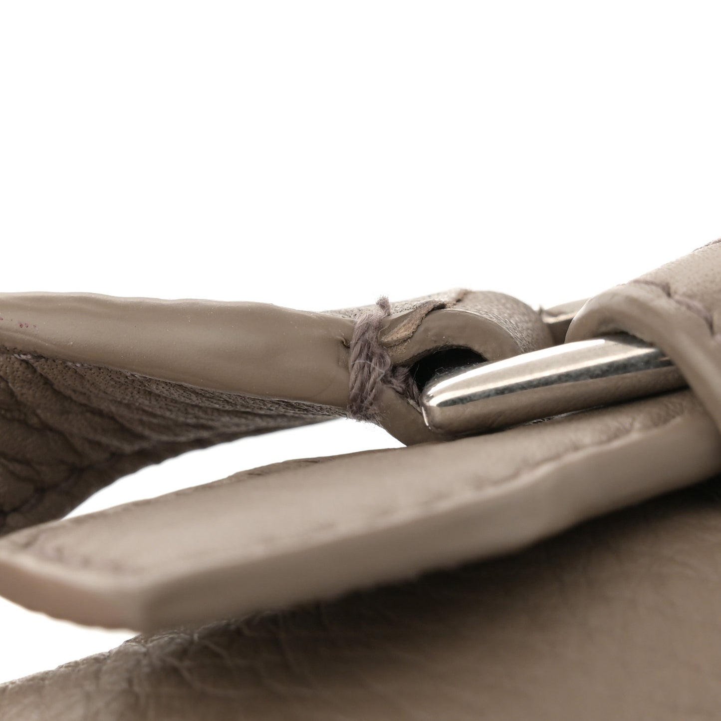 Grained Calfskin L19 Extra Pocket Pouch Warm Mastic