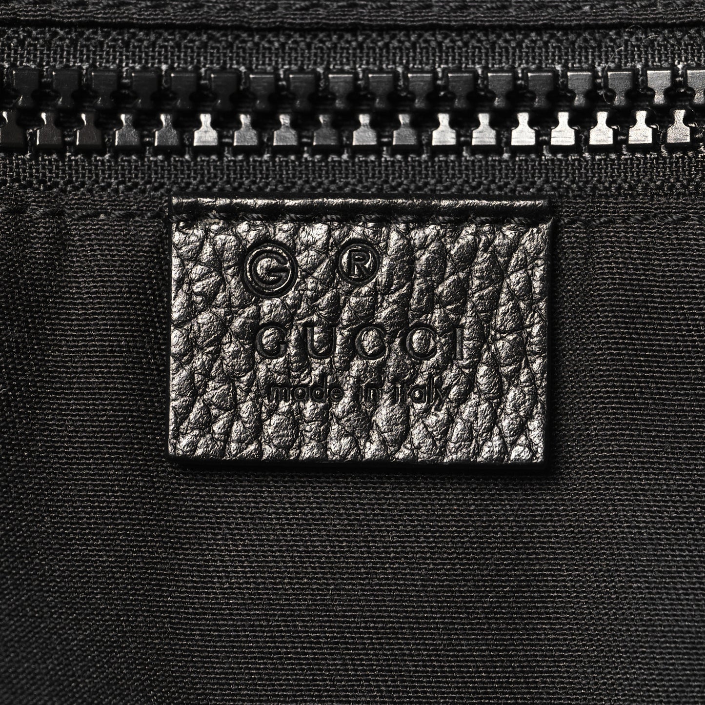 Nylon Monogram Slim Backpack Black