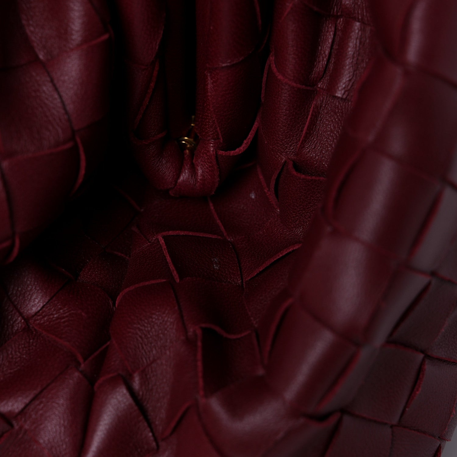 Bottega Veneta Nappa Maxi Intrecciato The Pouch Oversized Clutch Bordeaux 14 of 14