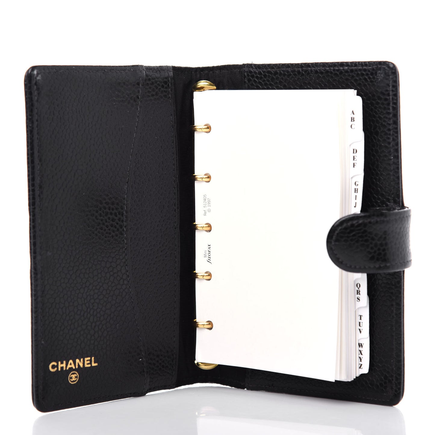 Caviar CC Small Ring Agenda Planner Black