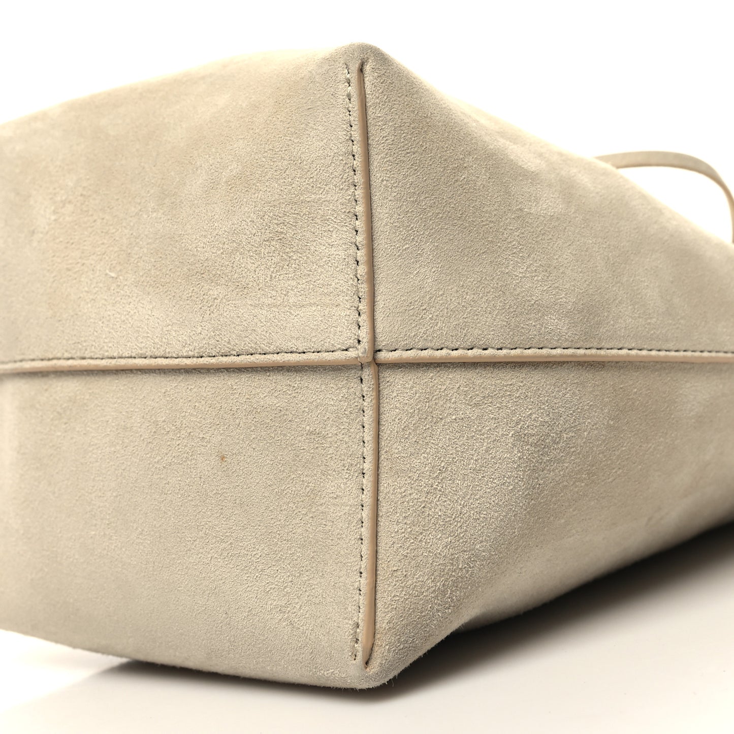Nubuck Small N/S Park Tote Ivory